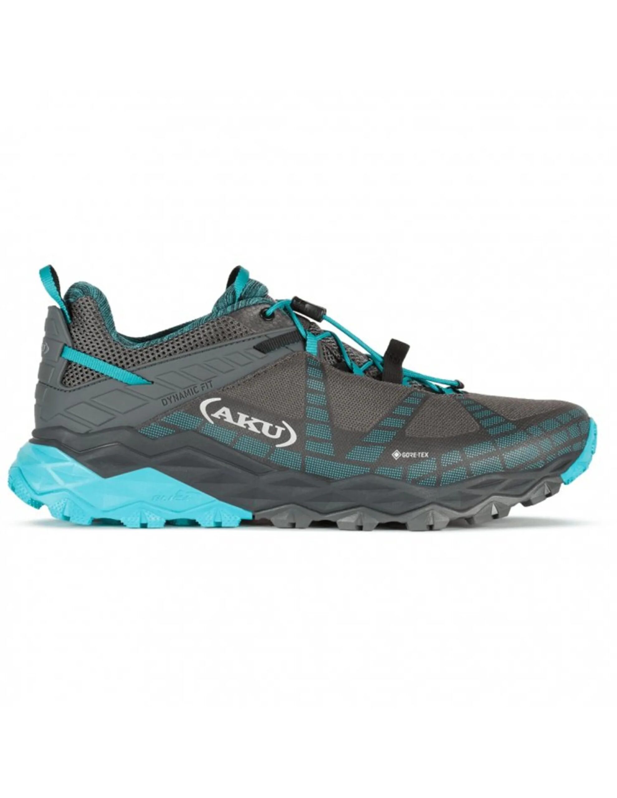 AKU Flyrock GTX Wandelschoen Dames (Maat – 4,5, Kleur – Black/Turquoise)