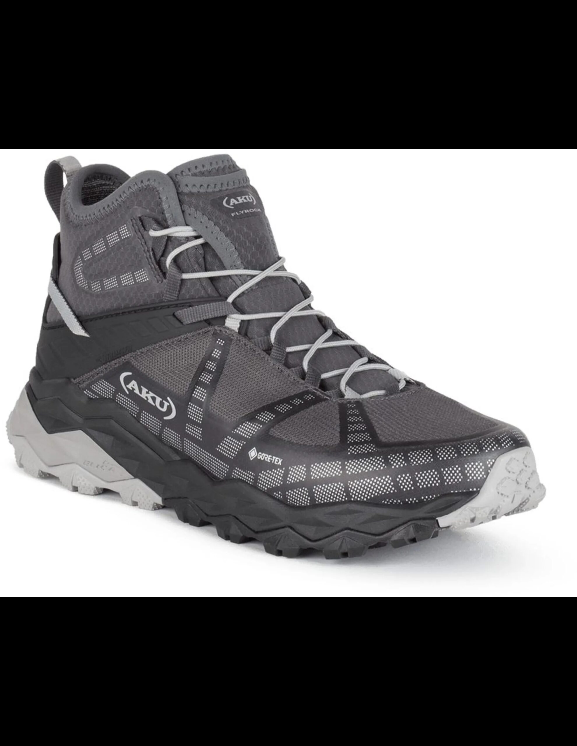 AKU Flyrock Mid GTX Wandelschoen Dames (Maat – 5, Kleur – Black/Silver)