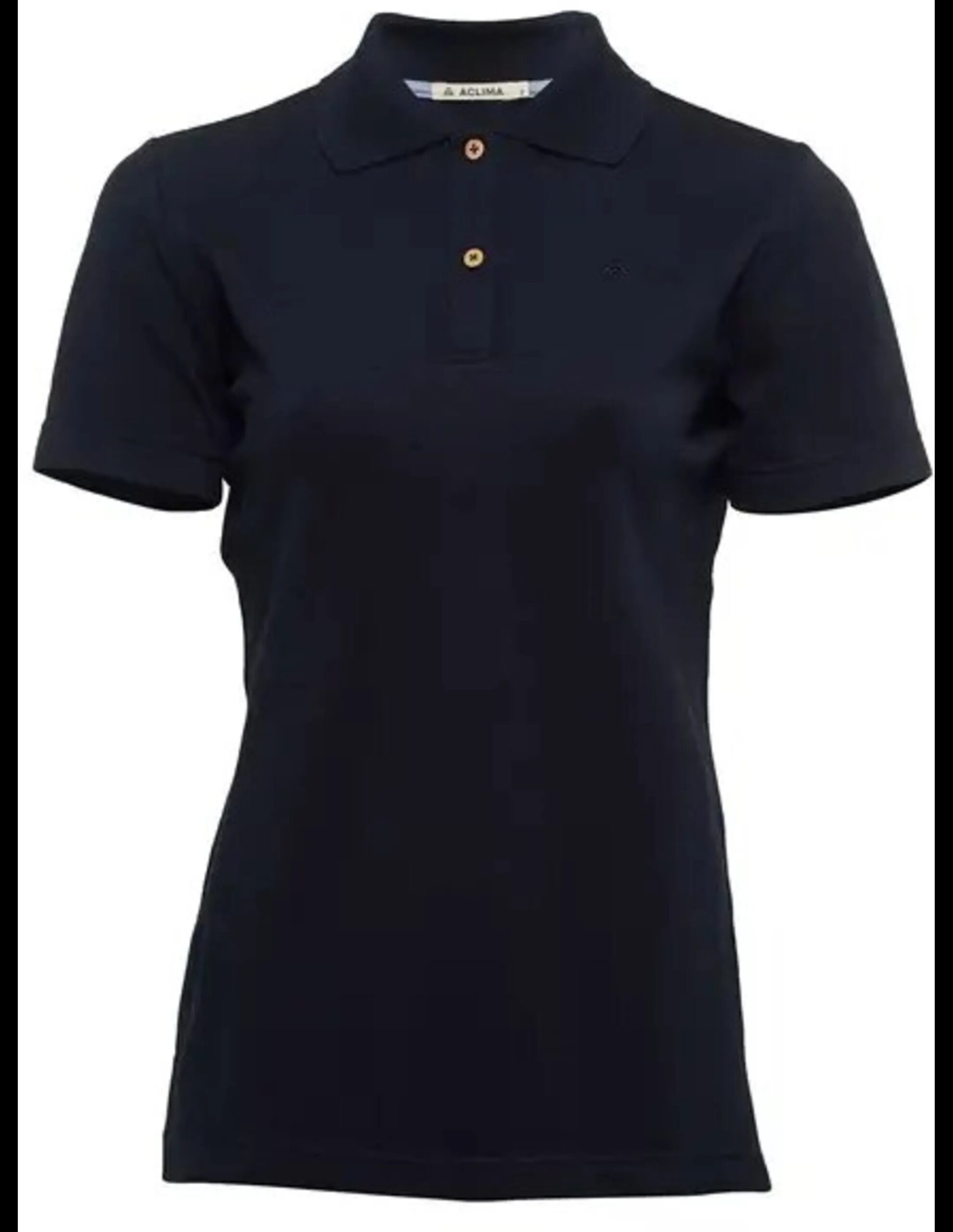 Aclima LeisureWool Pique Poloshirt Dames (Maat – L, Kleur – Navy Blazer)