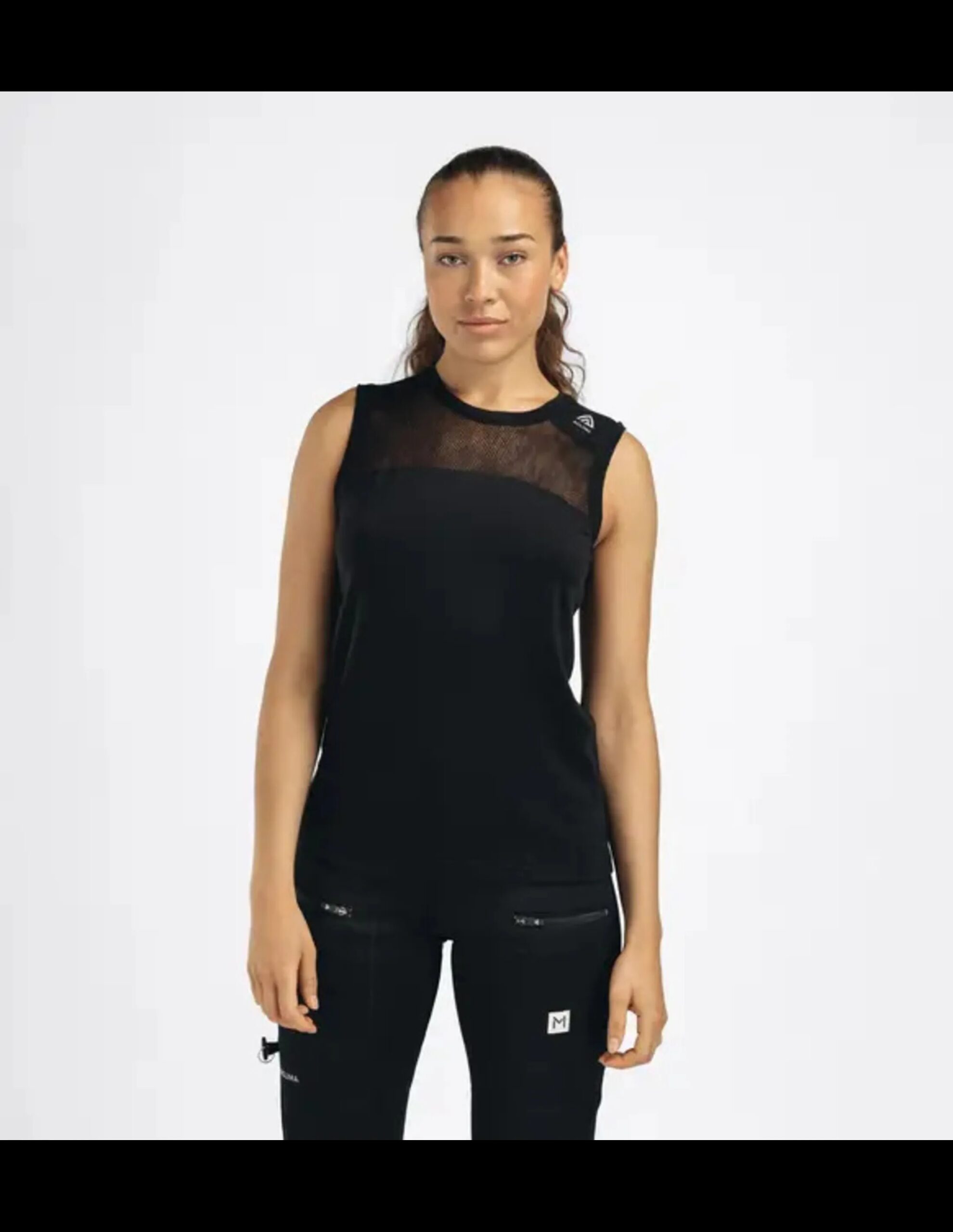 Aclima LightWool 140 Sports Singlet Dames (Maat – S, Kleur – Jet Black)