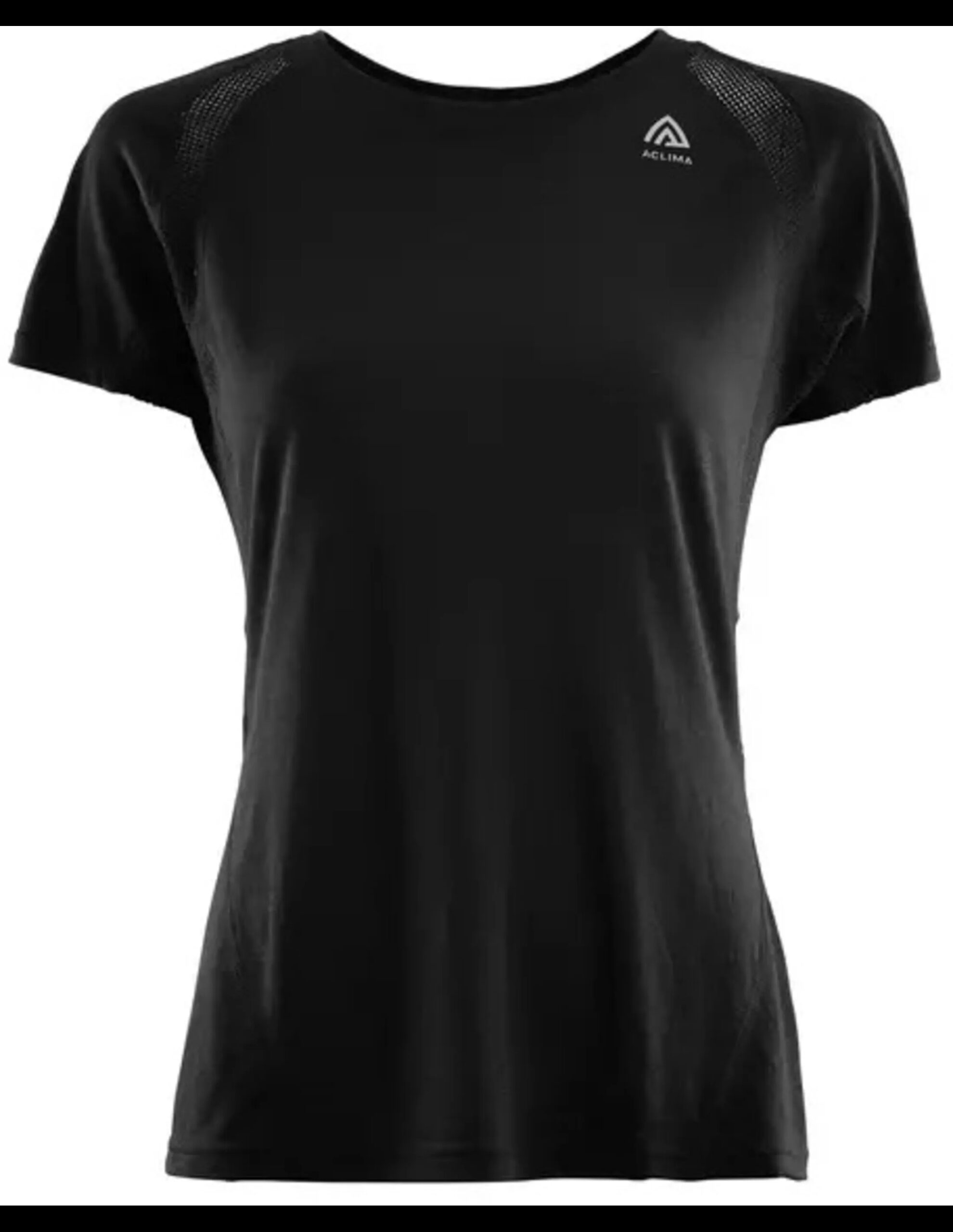 Aclima LightWool 140 Sports T-shirt Dames (Maat – M, Kleur – Jet Black)
