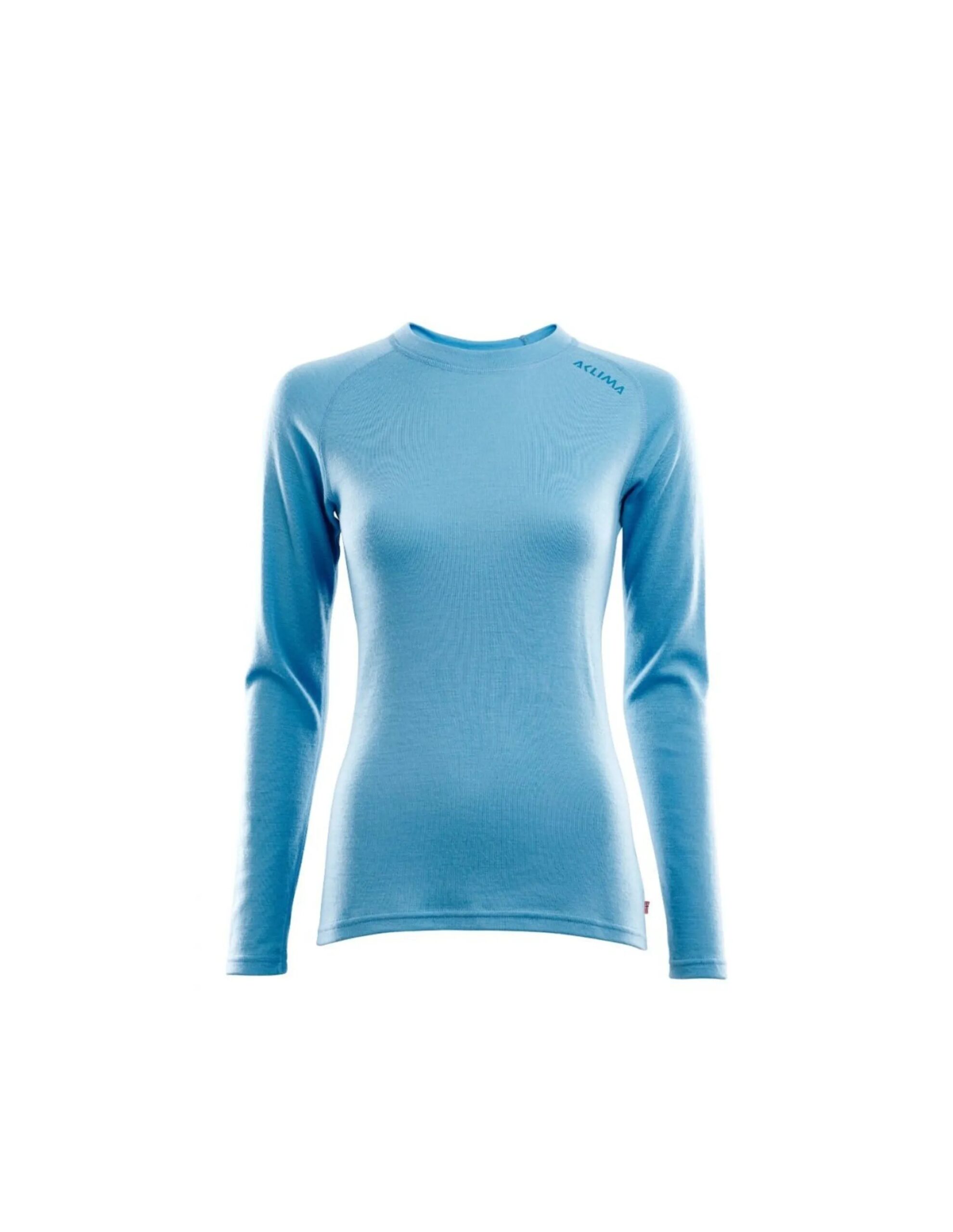 Aclima WarmWool Crewneck Women´s (Maat – 2XL, Kleur – Azure Blue)