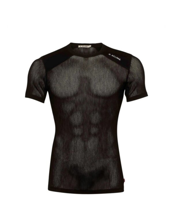 Aclima WoolNet Light T-shirt M's (Maat - XL, Kleur - Jet Black)