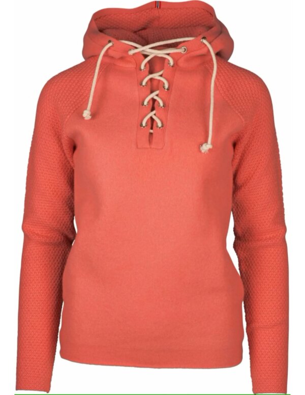 Amundsen Boiled Hoodie Laced Dames (Maat - L, Kleur - Weathered Red)