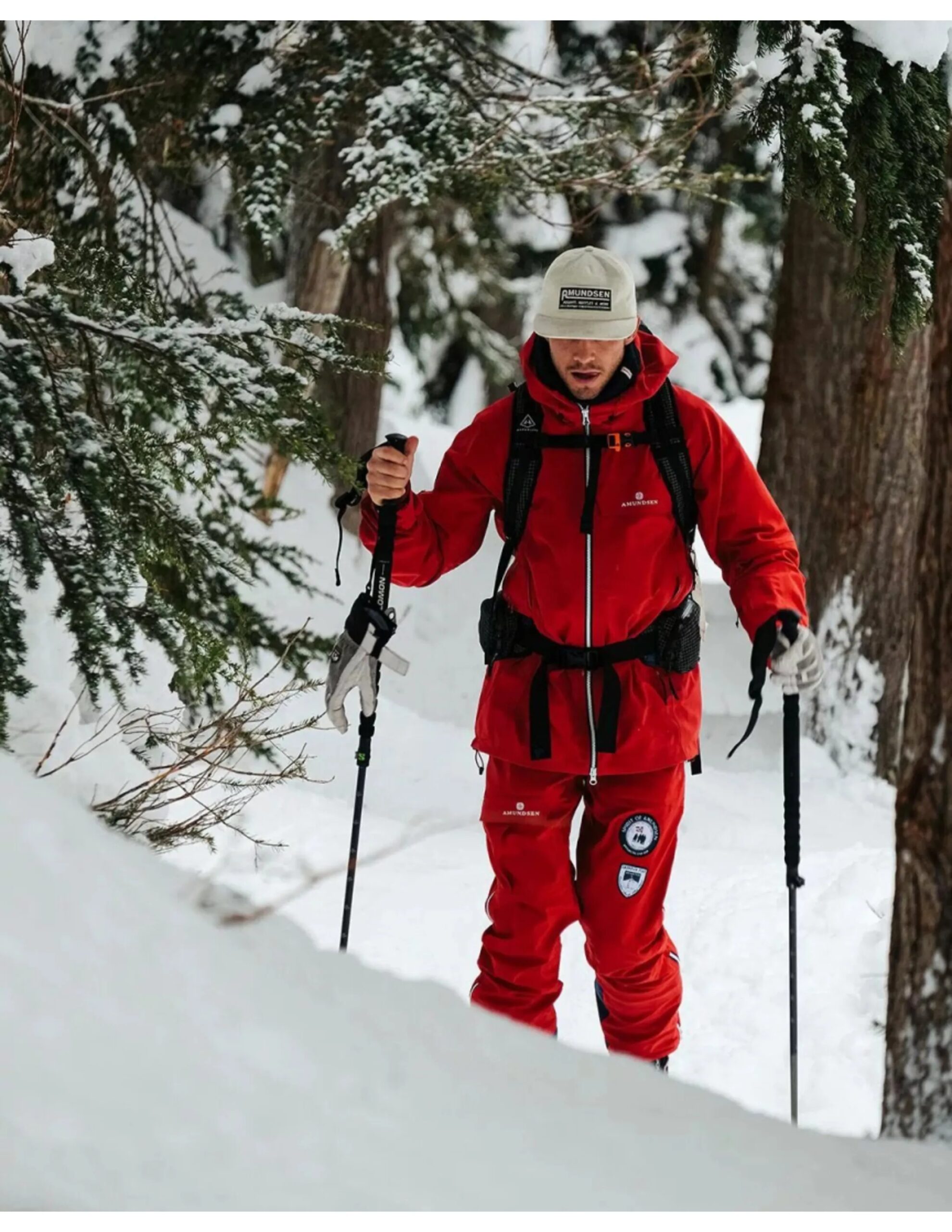 Amundsen Peak Panther Ski Broek Heren (Maat – M, Kleur – Red)