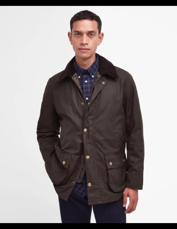 Barbour Ashby Wax Jacket (Maat - L, Kleur - Olive)