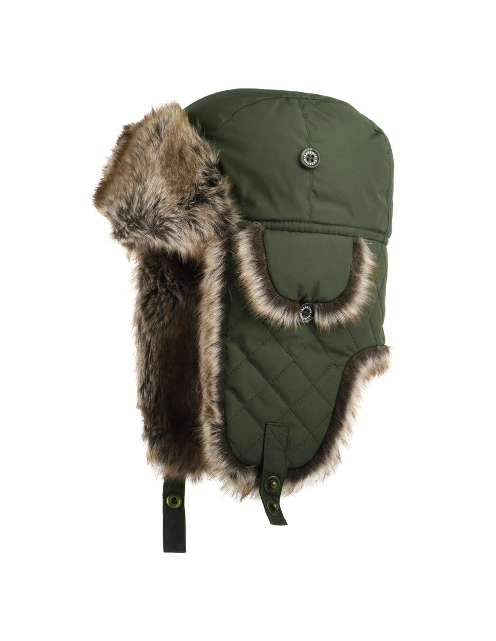 Barbour Cleadon Trapper Hat (Maat – S, Kleur – Dark olive)
