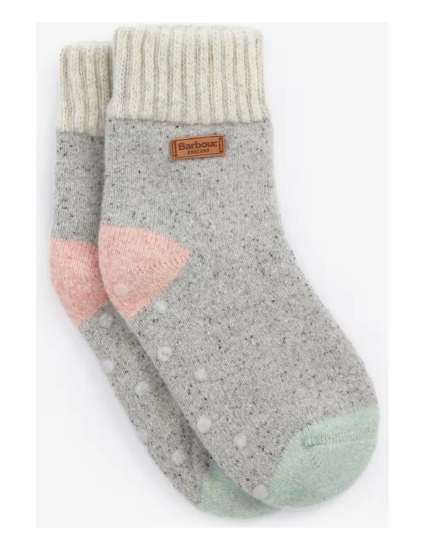 Barbour Isla Cabin Sock (Maat - L, Kleur - Light Grey Mix)