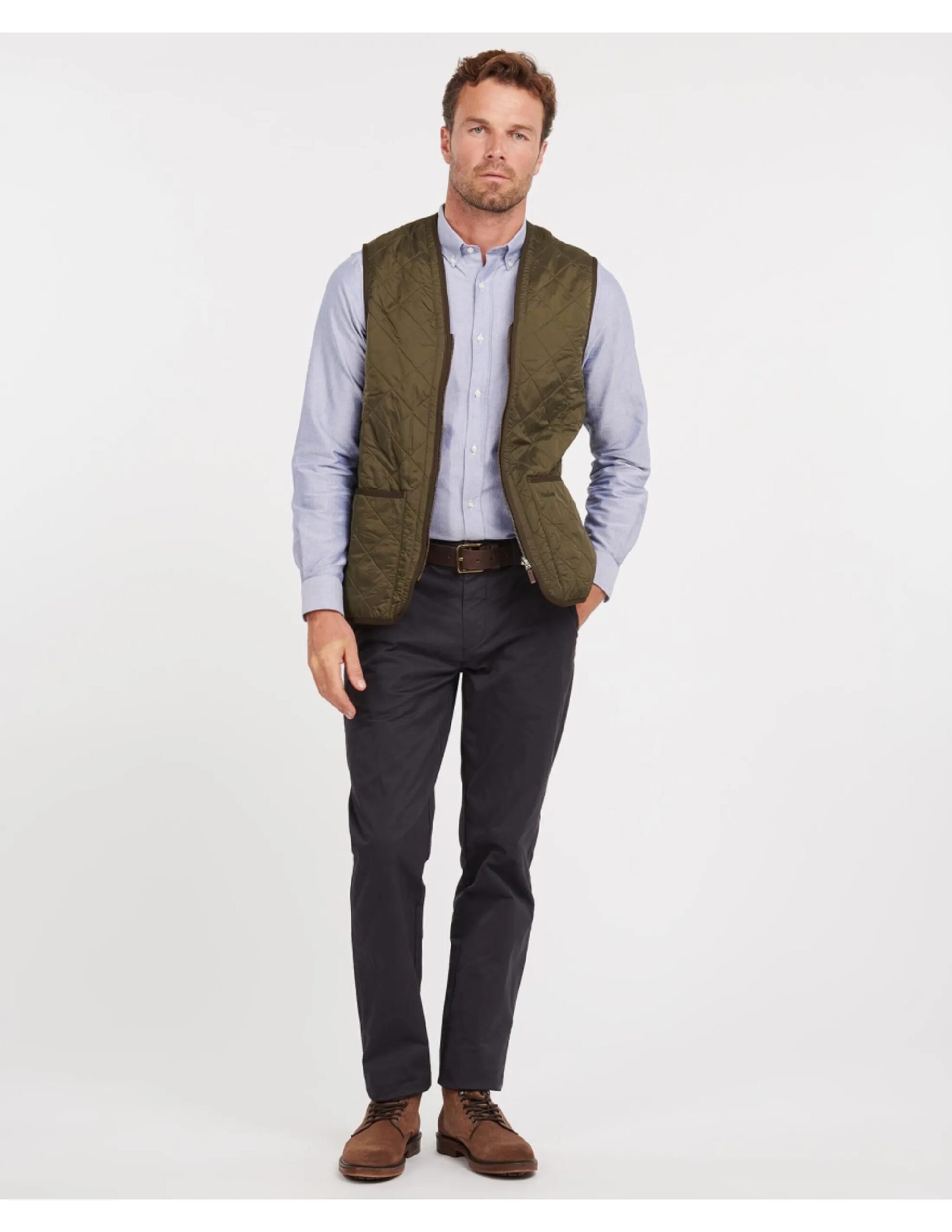 Barbour Polarquilt Waistcoat/Zip-In Liner M (Maat – XL, Kleur – Olive)