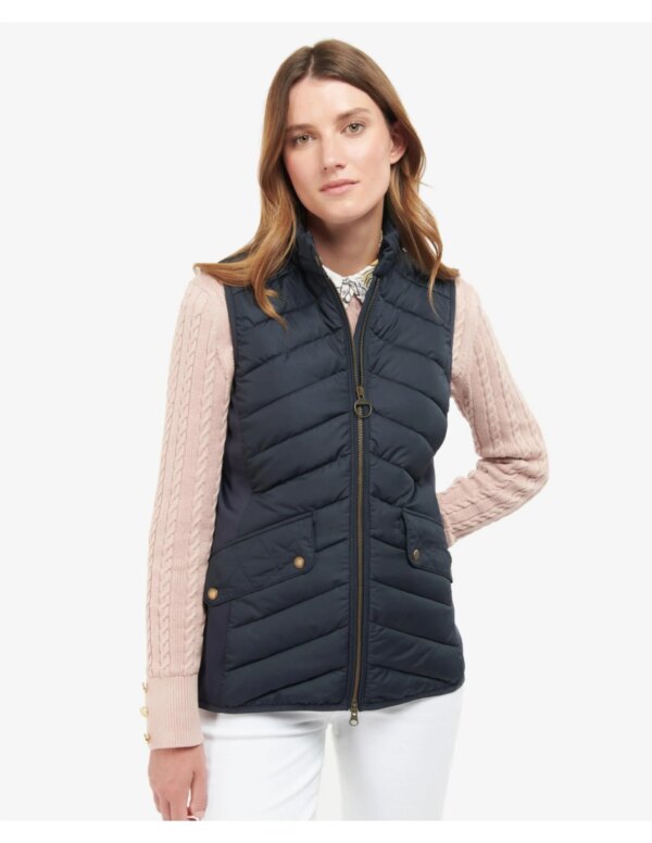 Barbour Stretch Cavalry Gilet (Maat - 10, Kleur - Dk Navy/Dk Navy Marl)