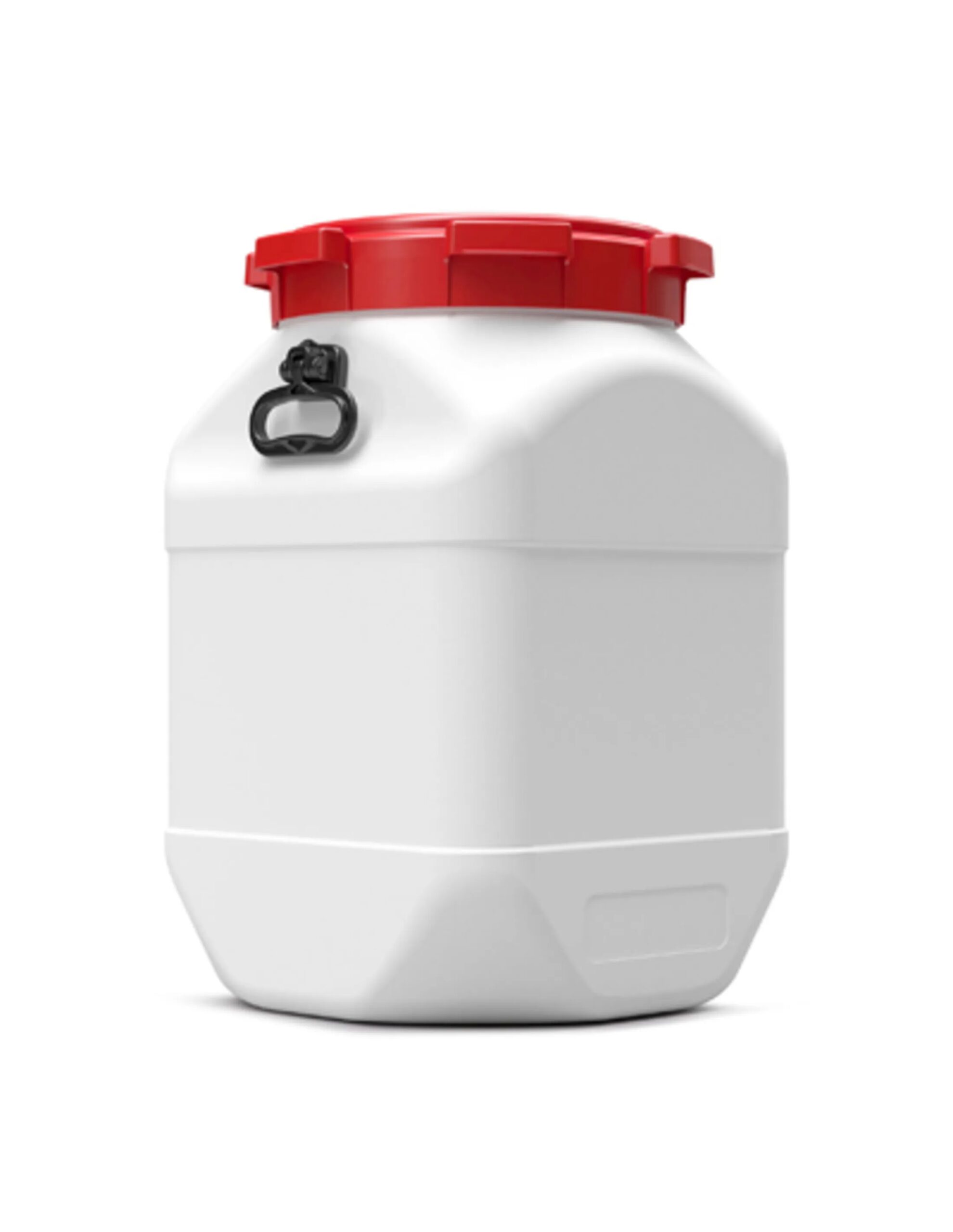 Basic Nature Rechthoekig Vat Met Deksel (Maat – 66 L, Kleur – Wit)