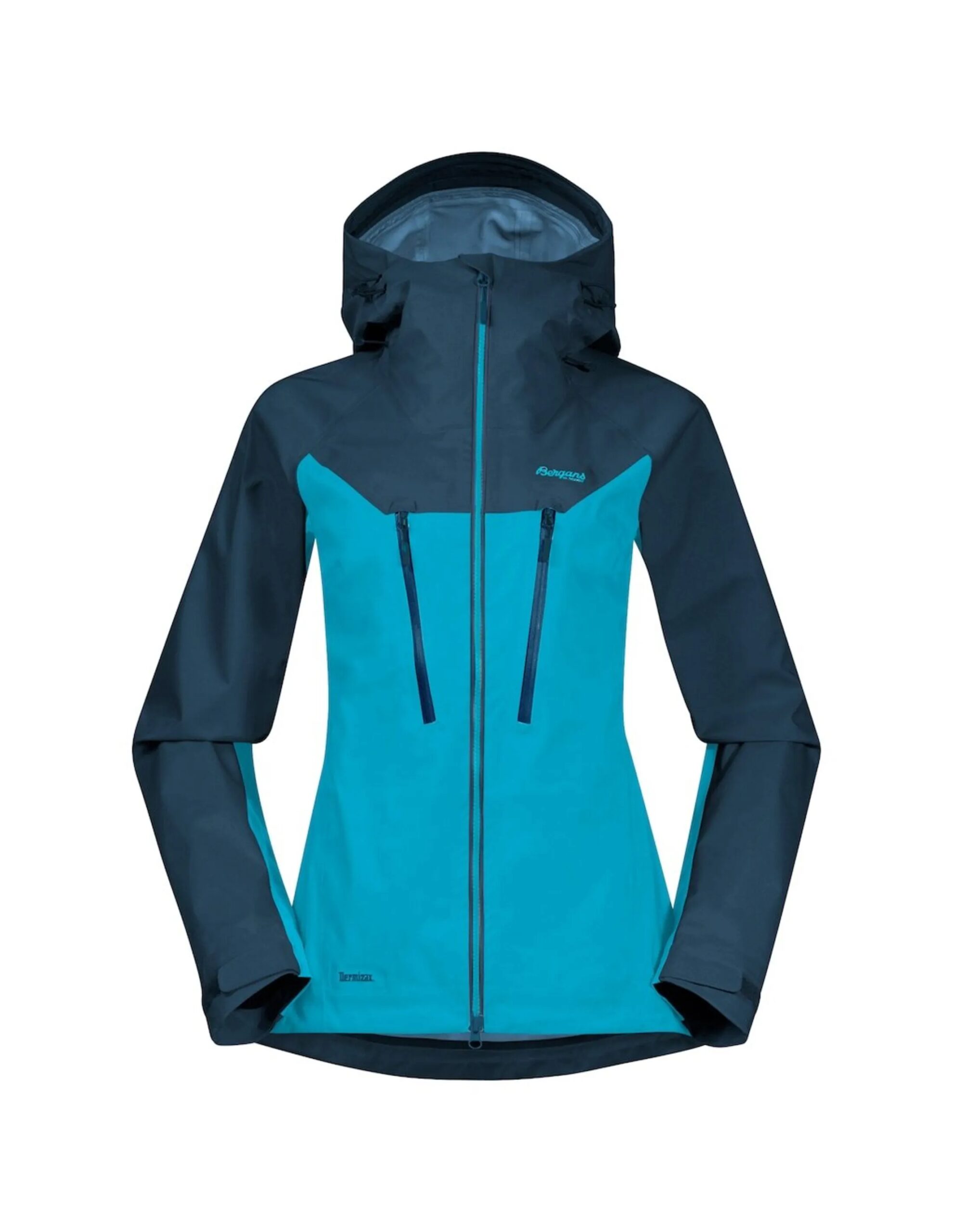 Bergans Cecilie 3L Jacket (Maat – XS, Kleur – Clear Ice Blue/Deep Sea Blue)