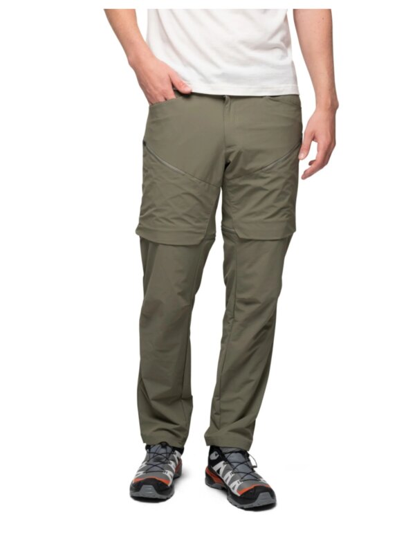 Bergans Convertible Zip-Off Softshell Broek Heren (Maat - 50, Kleur - Green Mud)