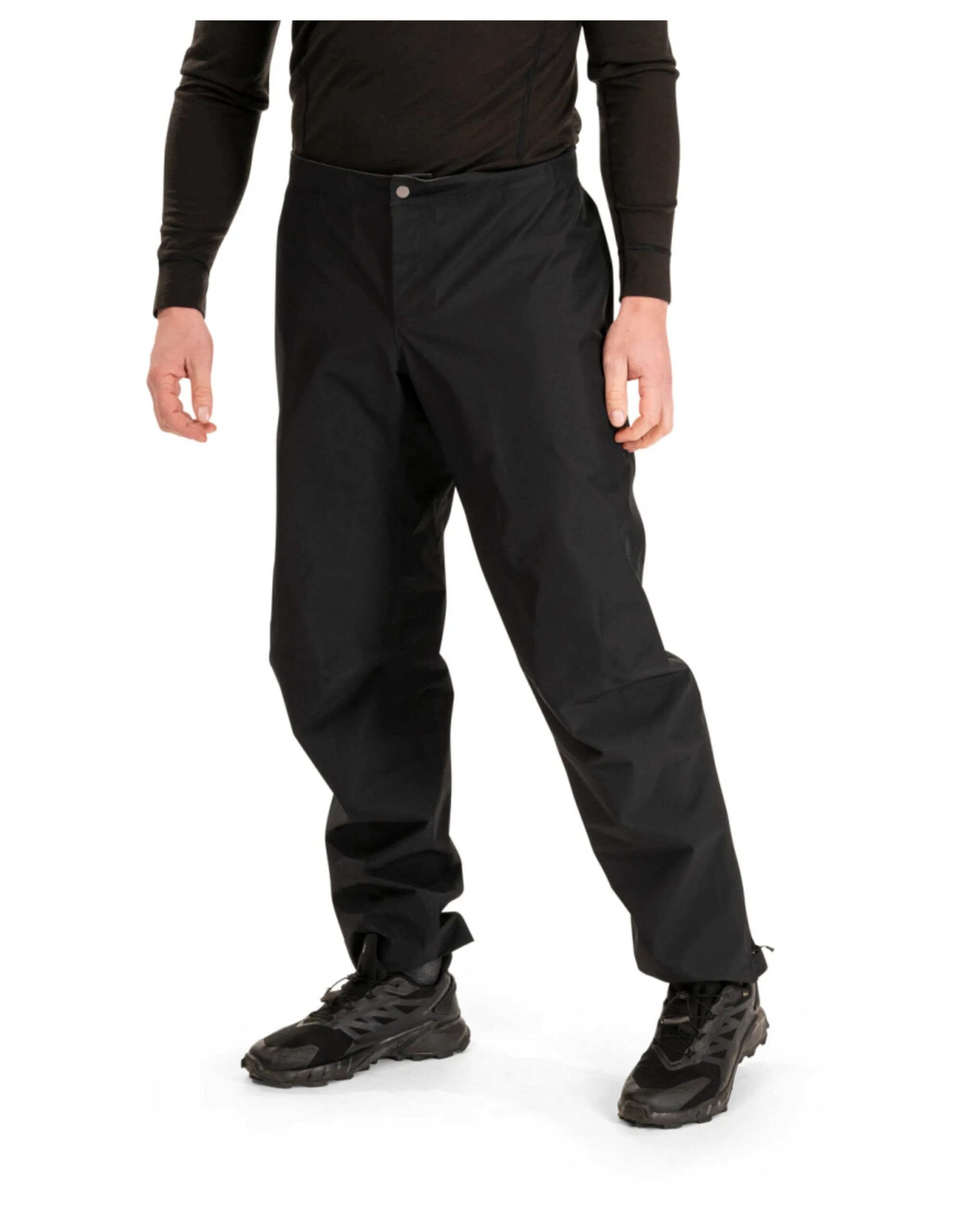 Bergans Essentials 2.5L Shell Pants Men (Maat – S, Kleur – Black)