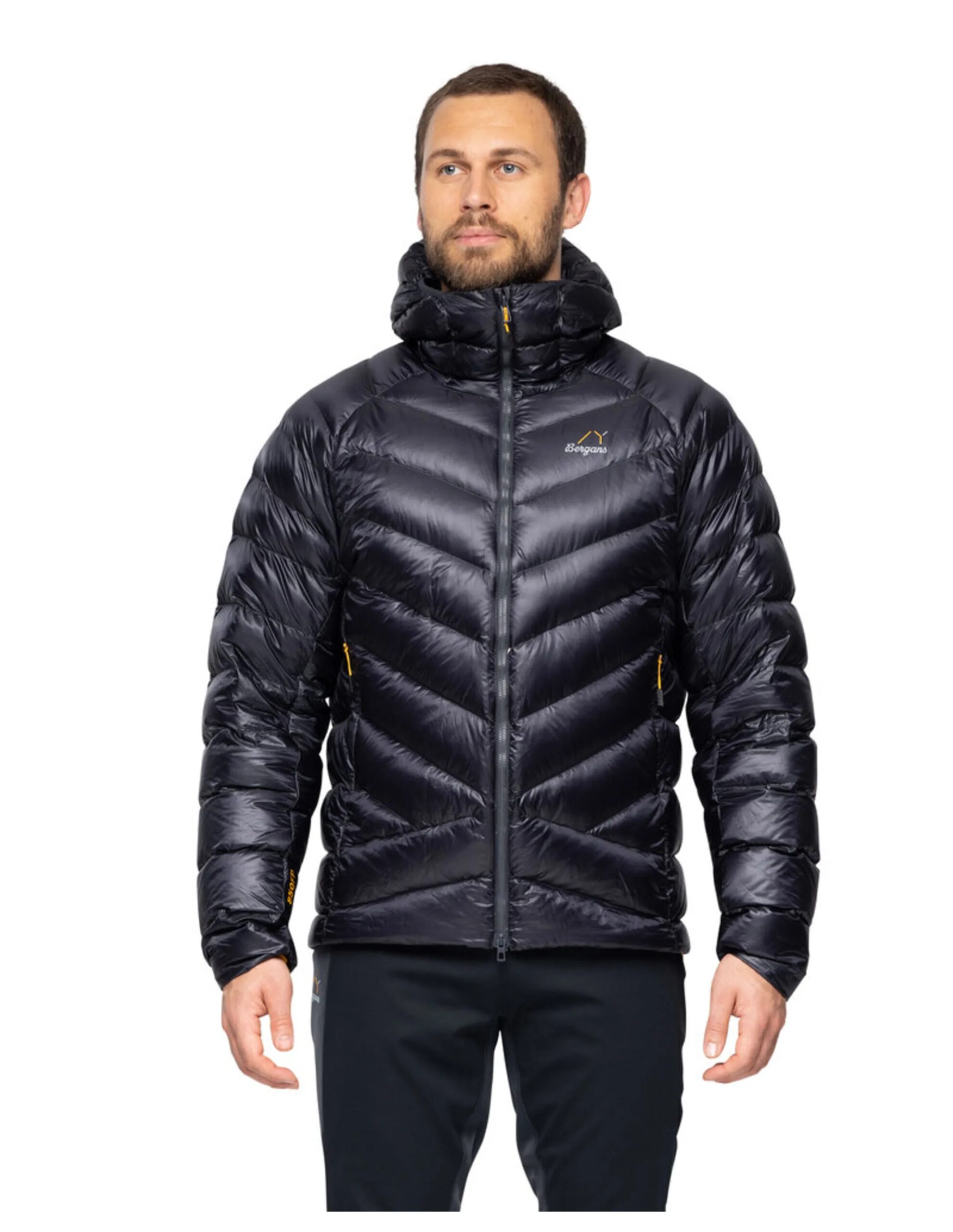 Bergans Men’s Y LightLine Weightless Down Jacket Hood (Maat – M, Kleur – Dark Shadow Grey)
