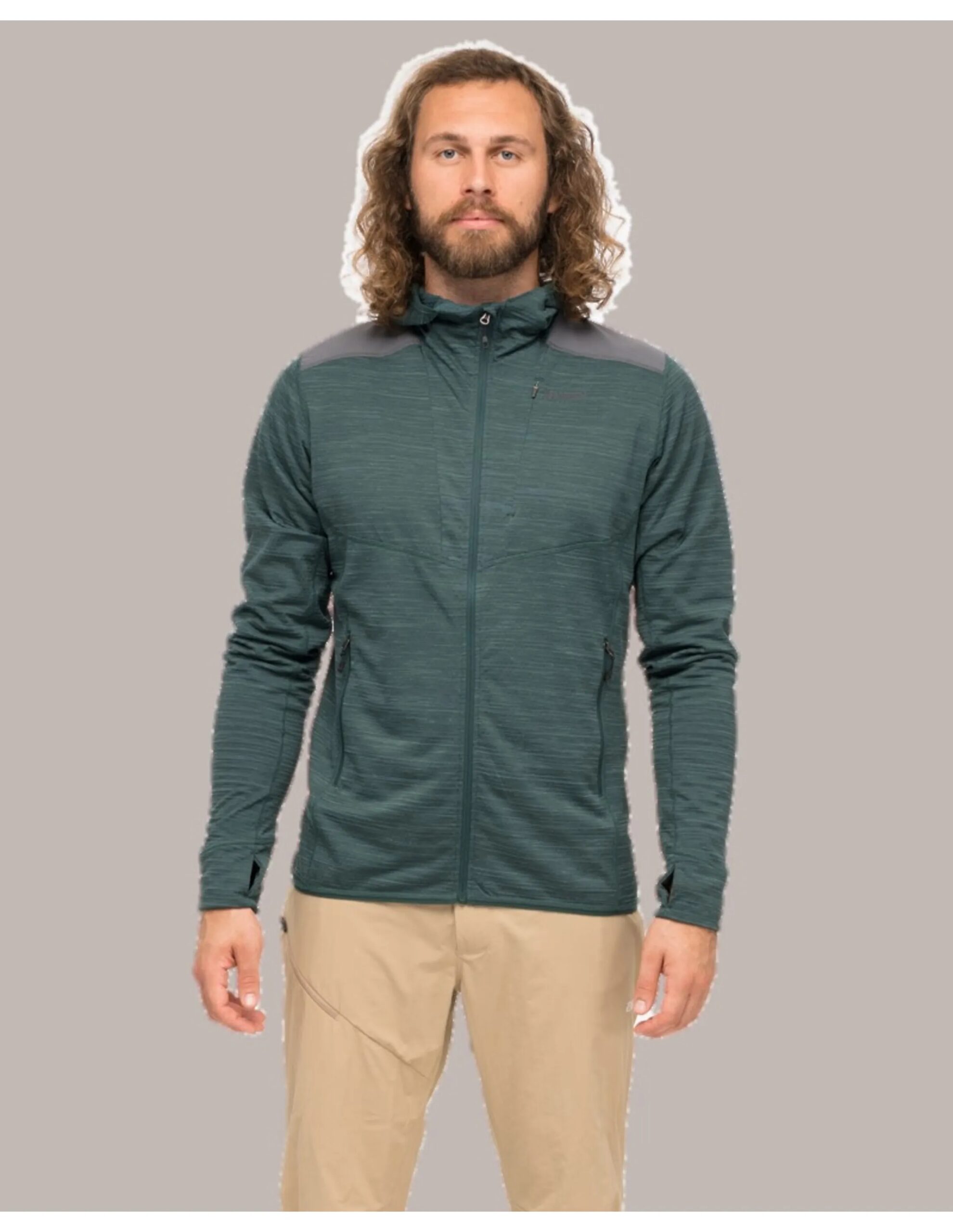 Bergans Rabot Active Mid Hood Jacket Men’s (Maat – M, Kleur – Duke Green)