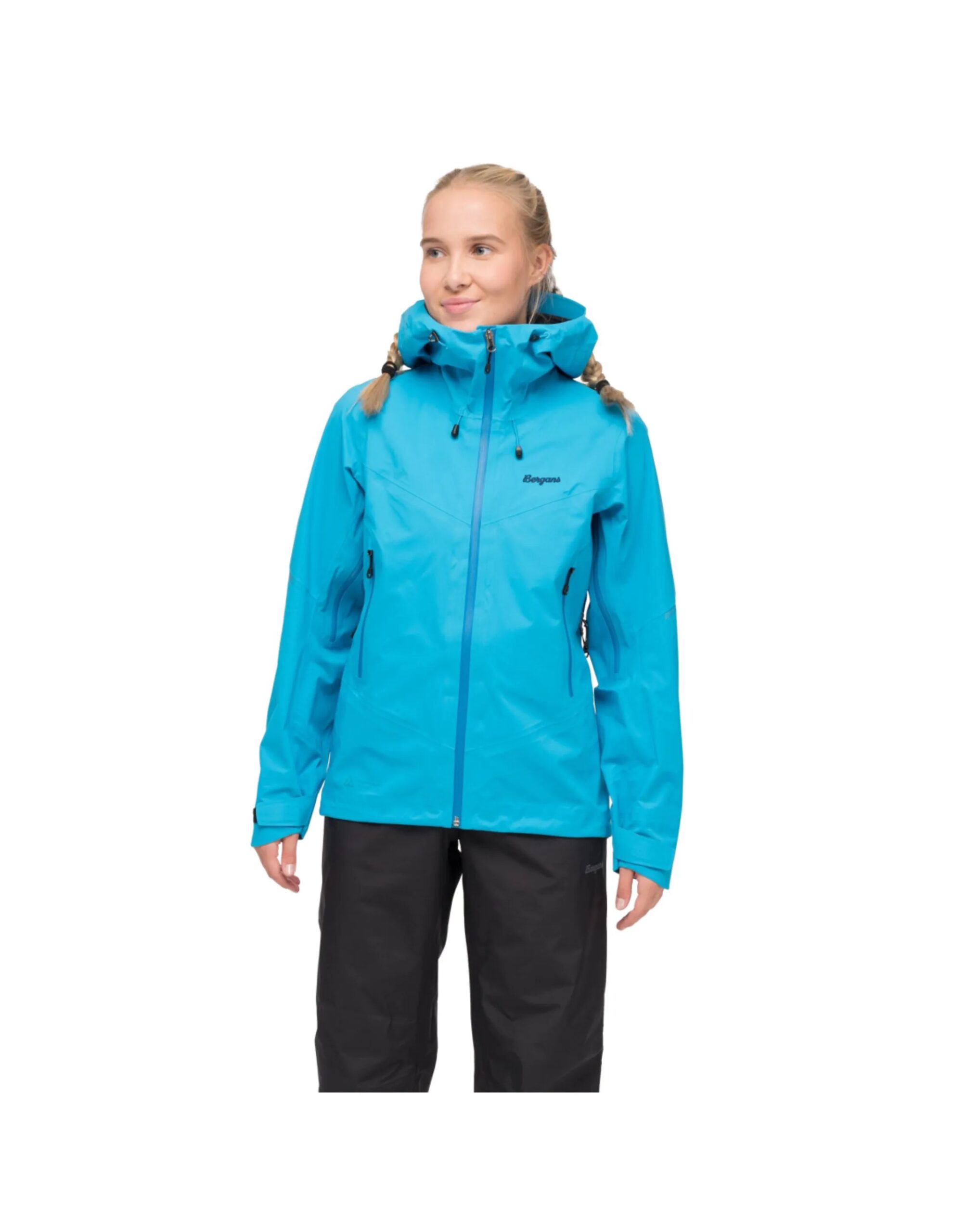 Bergans Rabot Allround 3L Shell Jacket Women (Maat – L, Kleur – Aqua Lagoon)