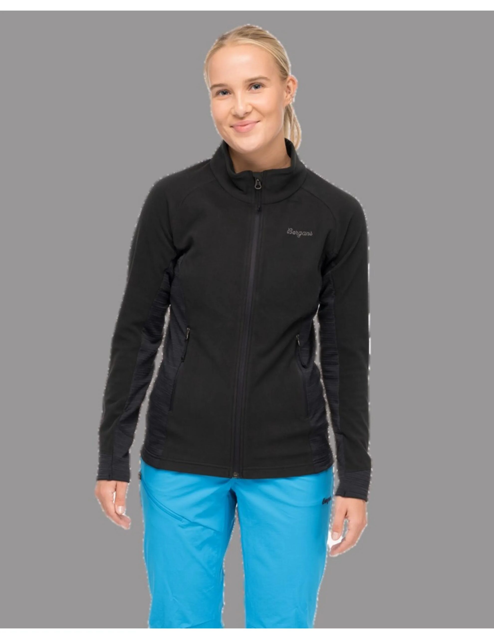 Bergans Rabot Fleece Midlayer Jacket Women (Maat – L, Kleur – Black)