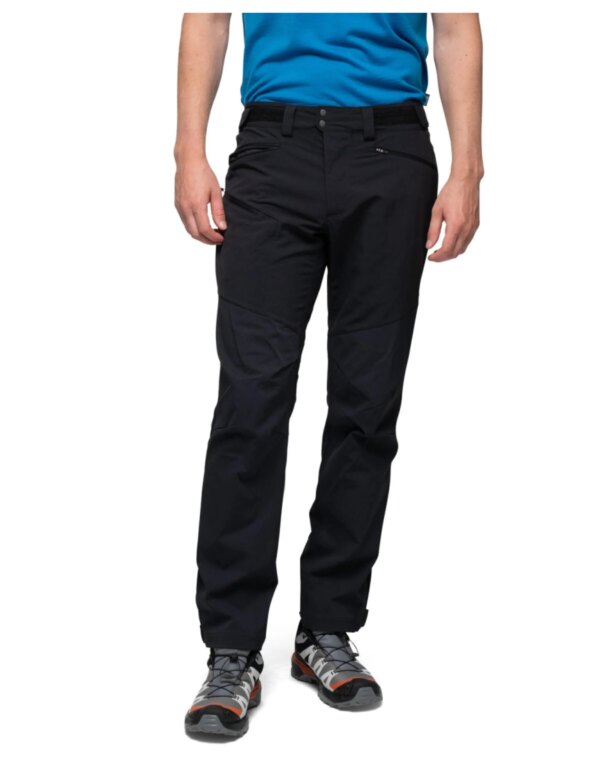 Bergans Rabot Softshell Outdoor Broek Heren (Maat - 50L, Kleur - Black/Dark Shadow Grey)