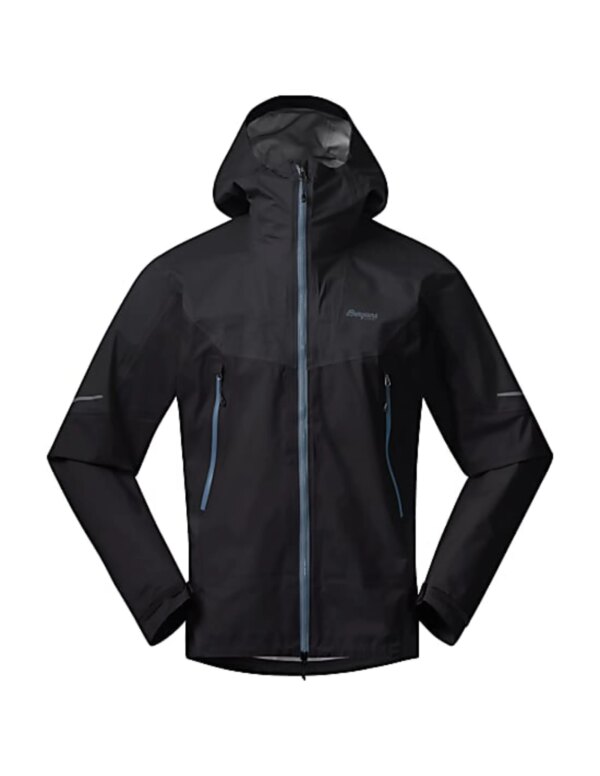 Bergans Senja 3L Jacket M (Maat - S, Kleur - Black/Dark Shadow Grey/Orion Blue)