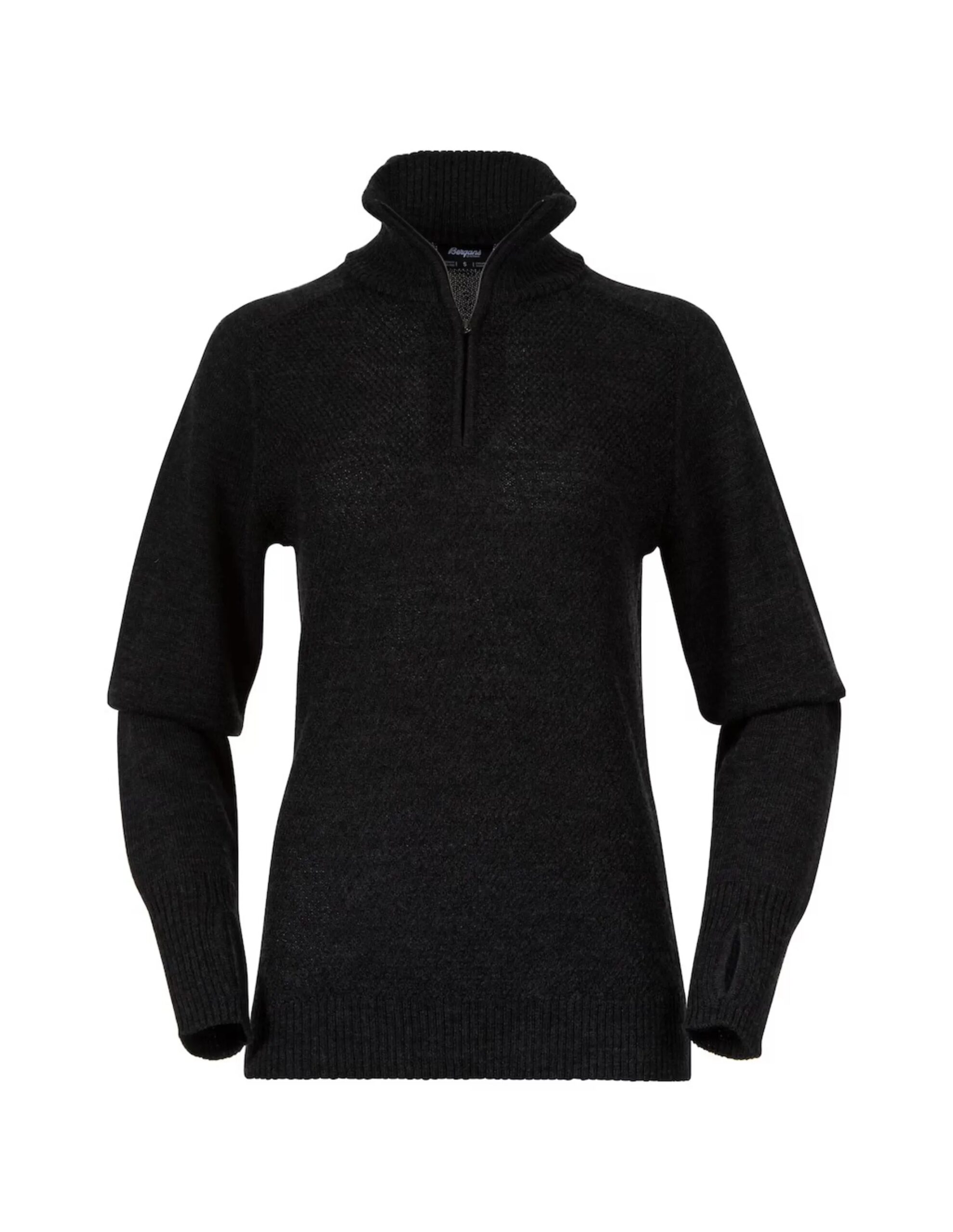 Bergans Ulriken Light Merino Jumper Women (Maat – XS, Kleur – Dark Shadow Grey)