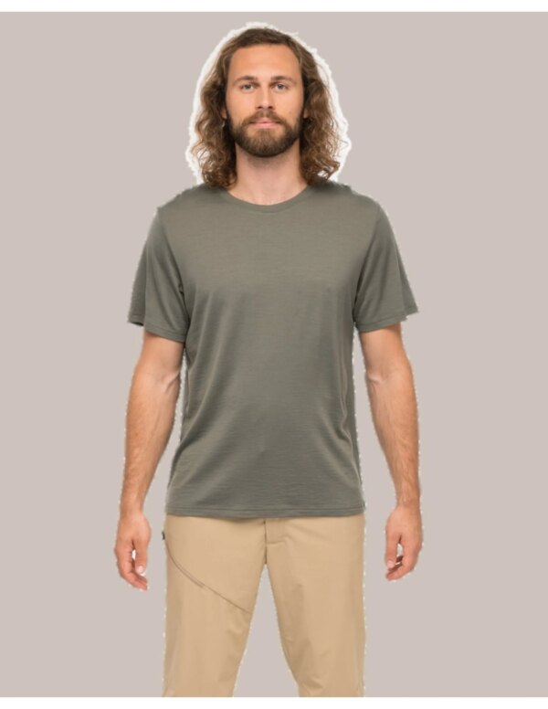 Bergans Whenever Merino Tee Men (Maat - XXL, Kleur - Green Mud)