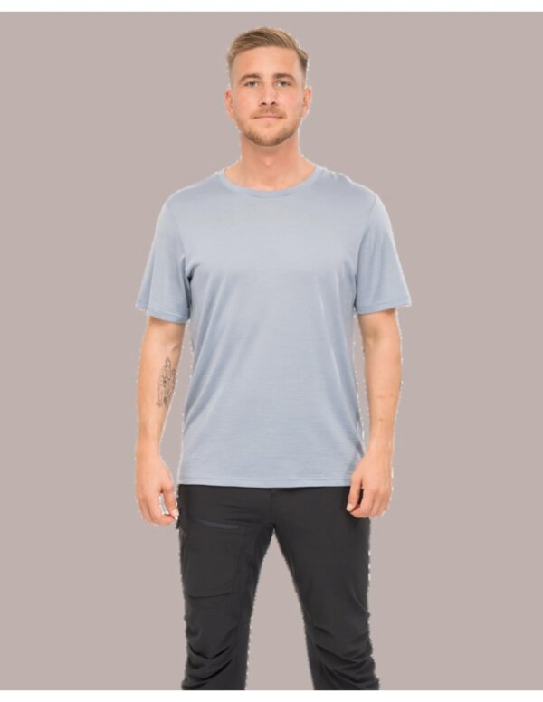 Bergans Whenever Merino Tee Men (Maat - XXL, Kleur - Husky Blue)