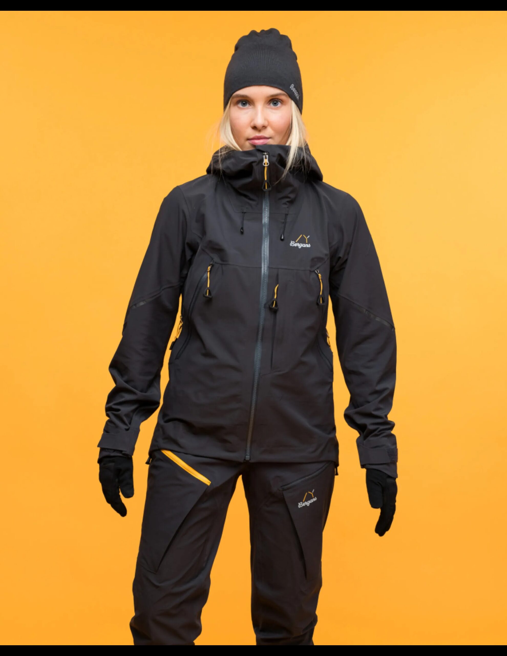 Bergans Y MountainLine Hybrid Softshell Jacket Women´s (Maat – S, Kleur – Dark Shadow Grey)