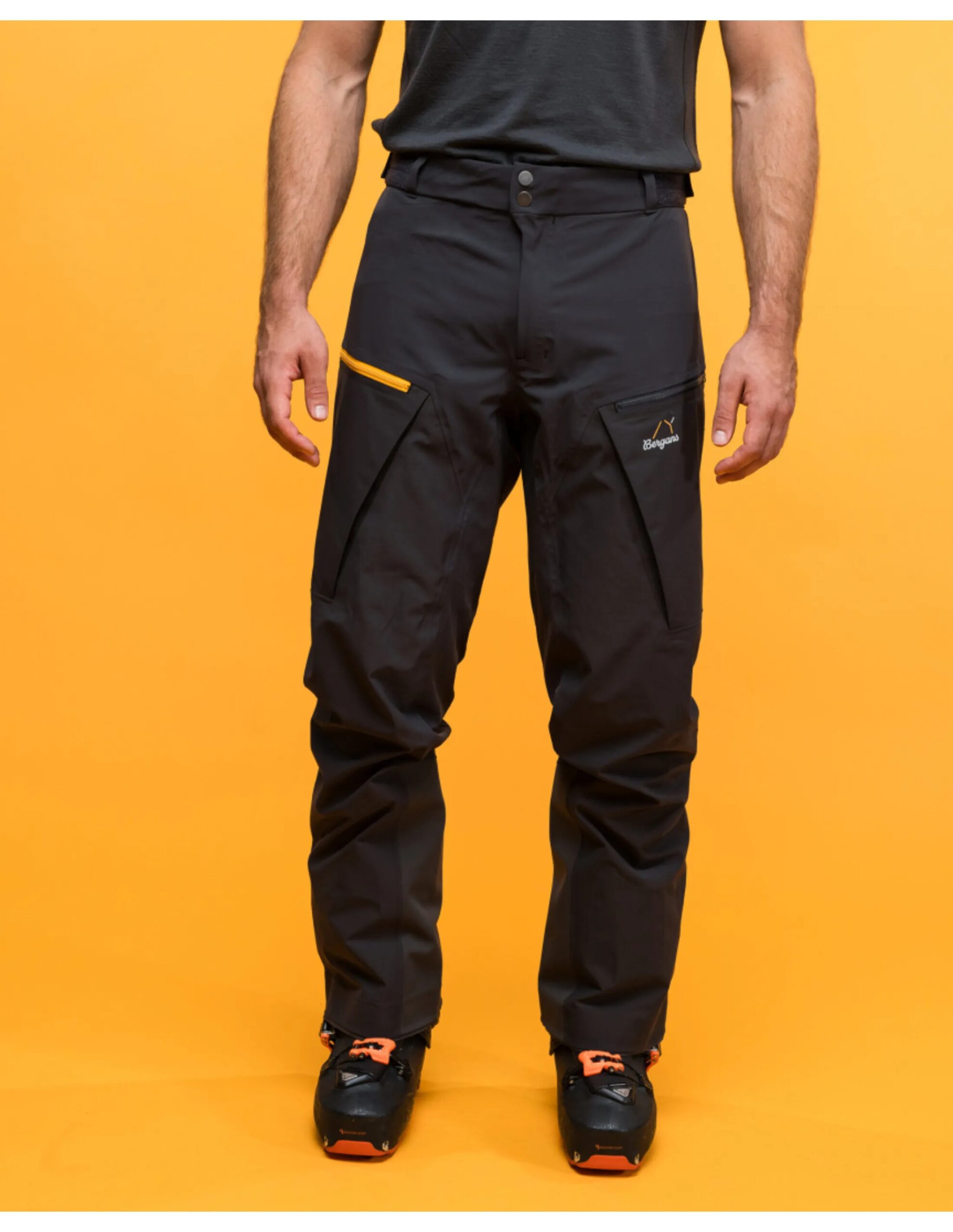 Bergans Y MountainLine Hybrid Softshell Pants Men (Maat – 48, Kleur – Dark Shadow Grey)