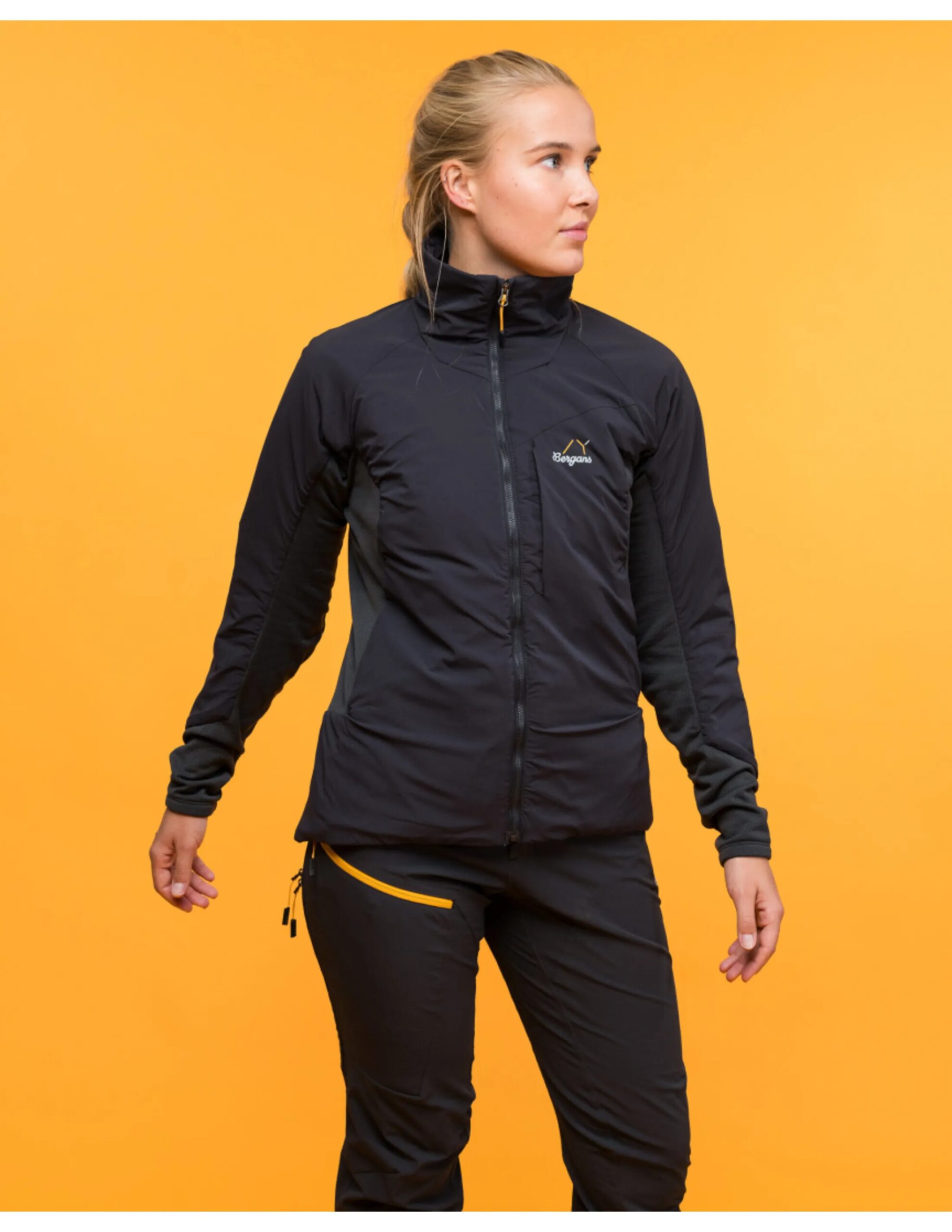 Bergans Y MountainLine Light Insulated Air Jacket Women (Maat – M, Kleur – Dark Shadow Grey)
