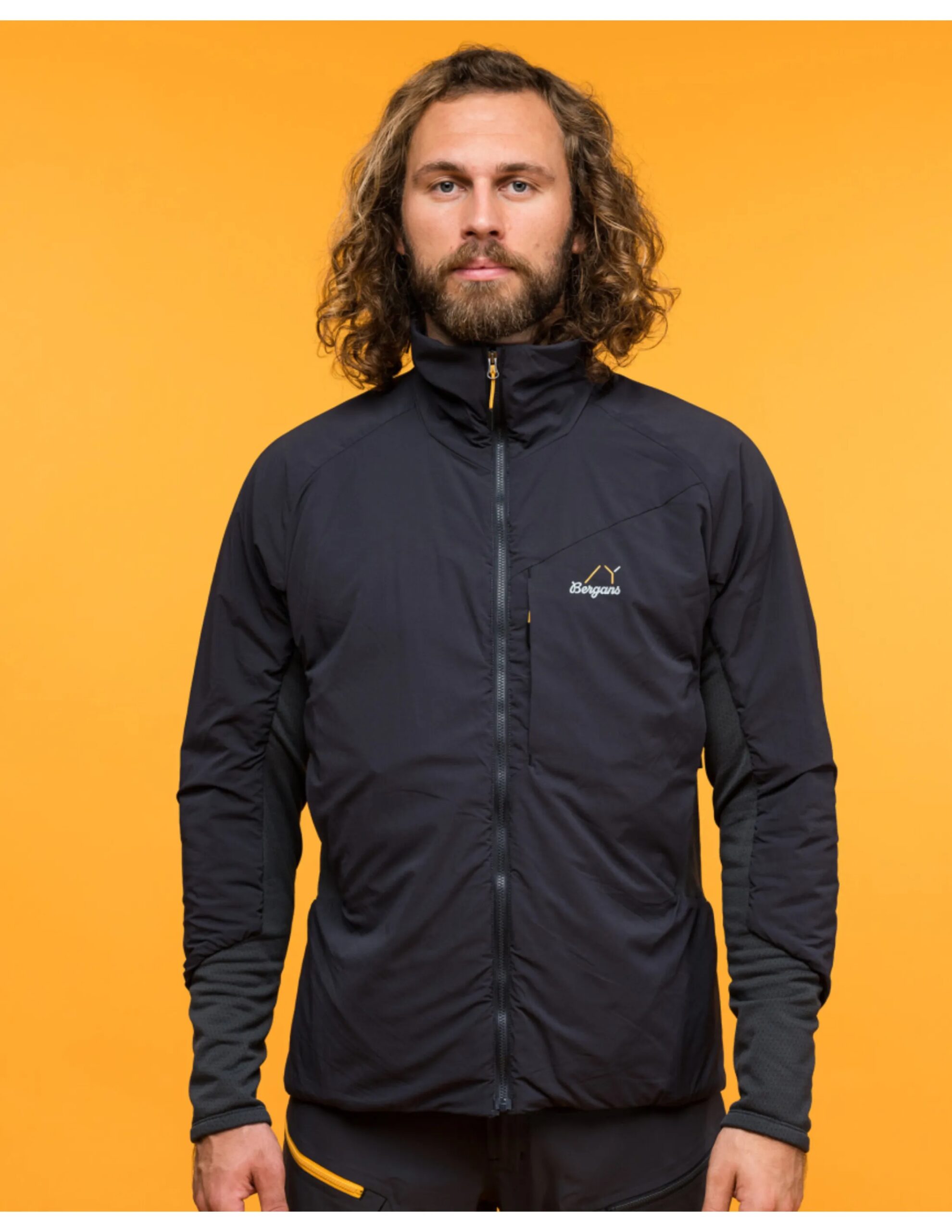 Bergaqns Y MountainLine Light Insulated Air Jacket Men (Maat – L, Kleur – Dark Shadow Grey)