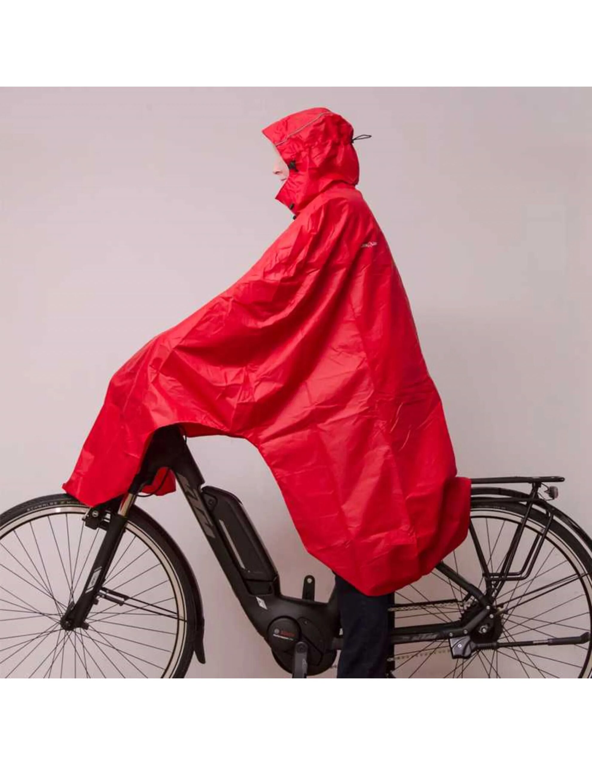 Bicycle poncho (Kleur – Red)