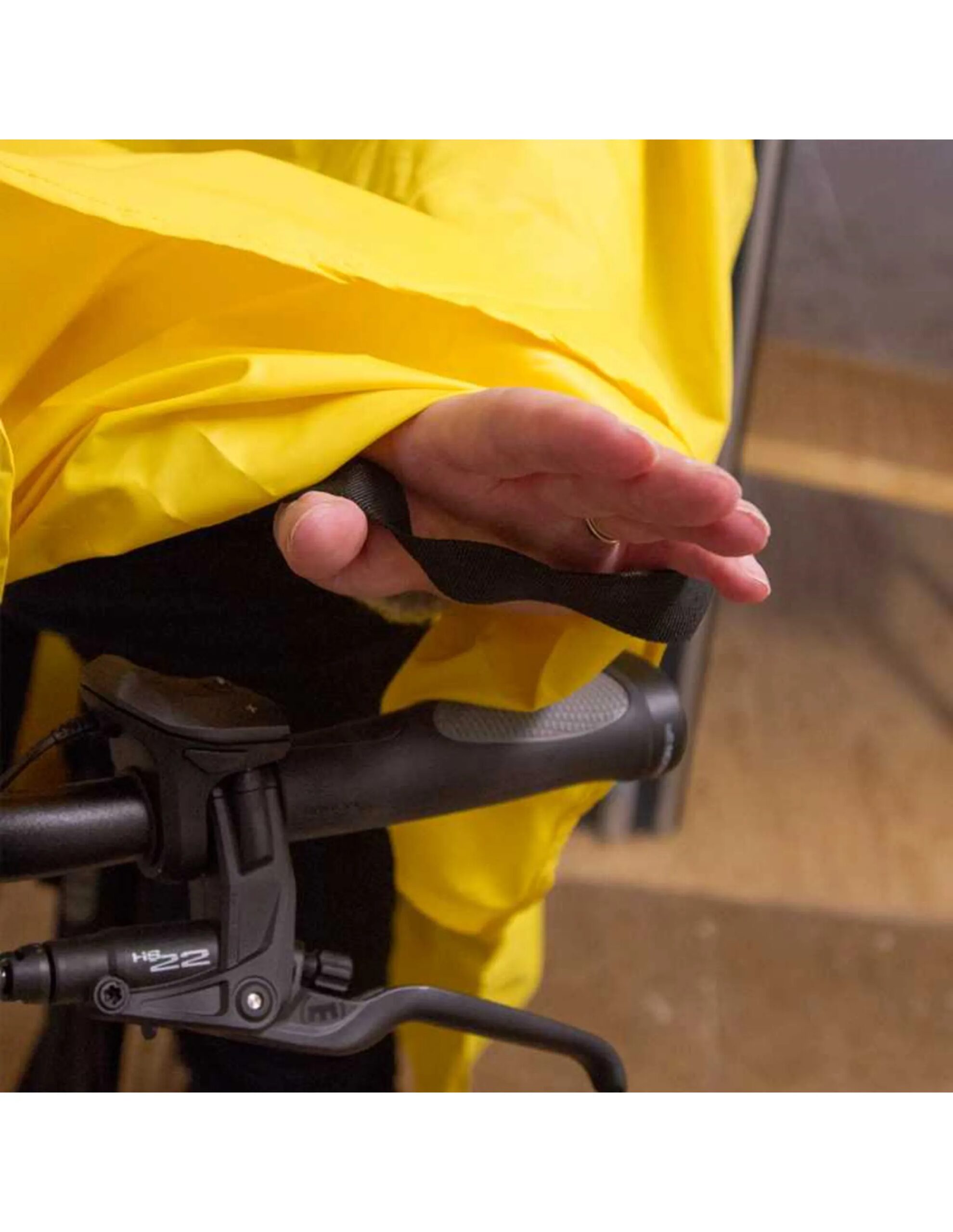 Bicycle poncho (Kleur – Yellow)