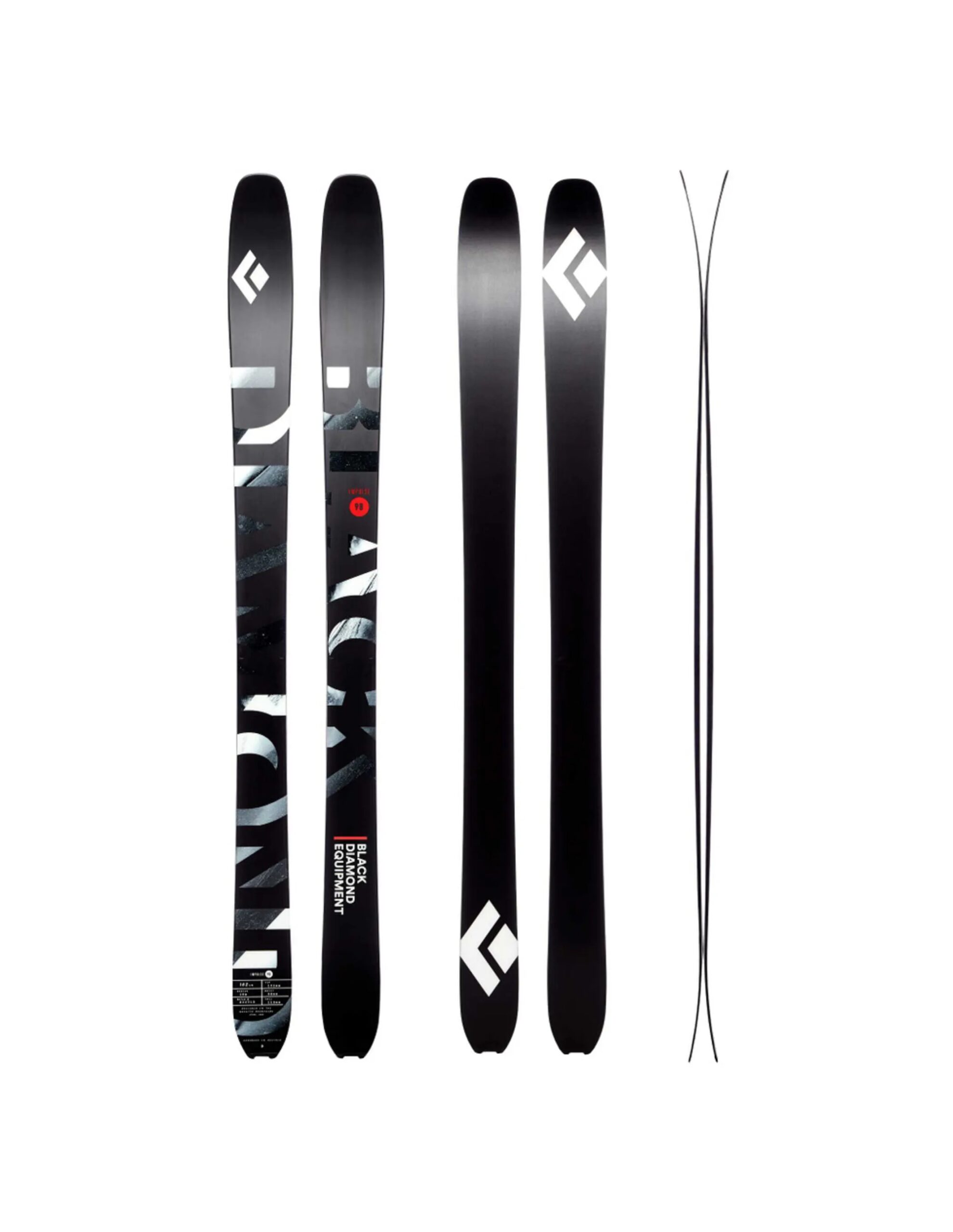 Black Diamond Impulse 98 Skis 175 CM (Maat – 175 CM, Kleur – Black)