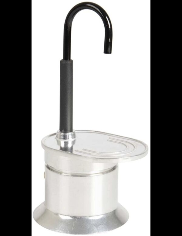 Bo Camp Percolator Koffiemaker 1 Kop (Maat - OS, Kleur - Zilver)