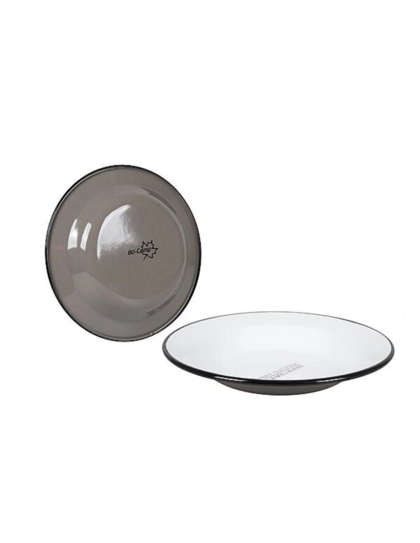 Bo-Camp UO Bord emaille d.22cm taupe