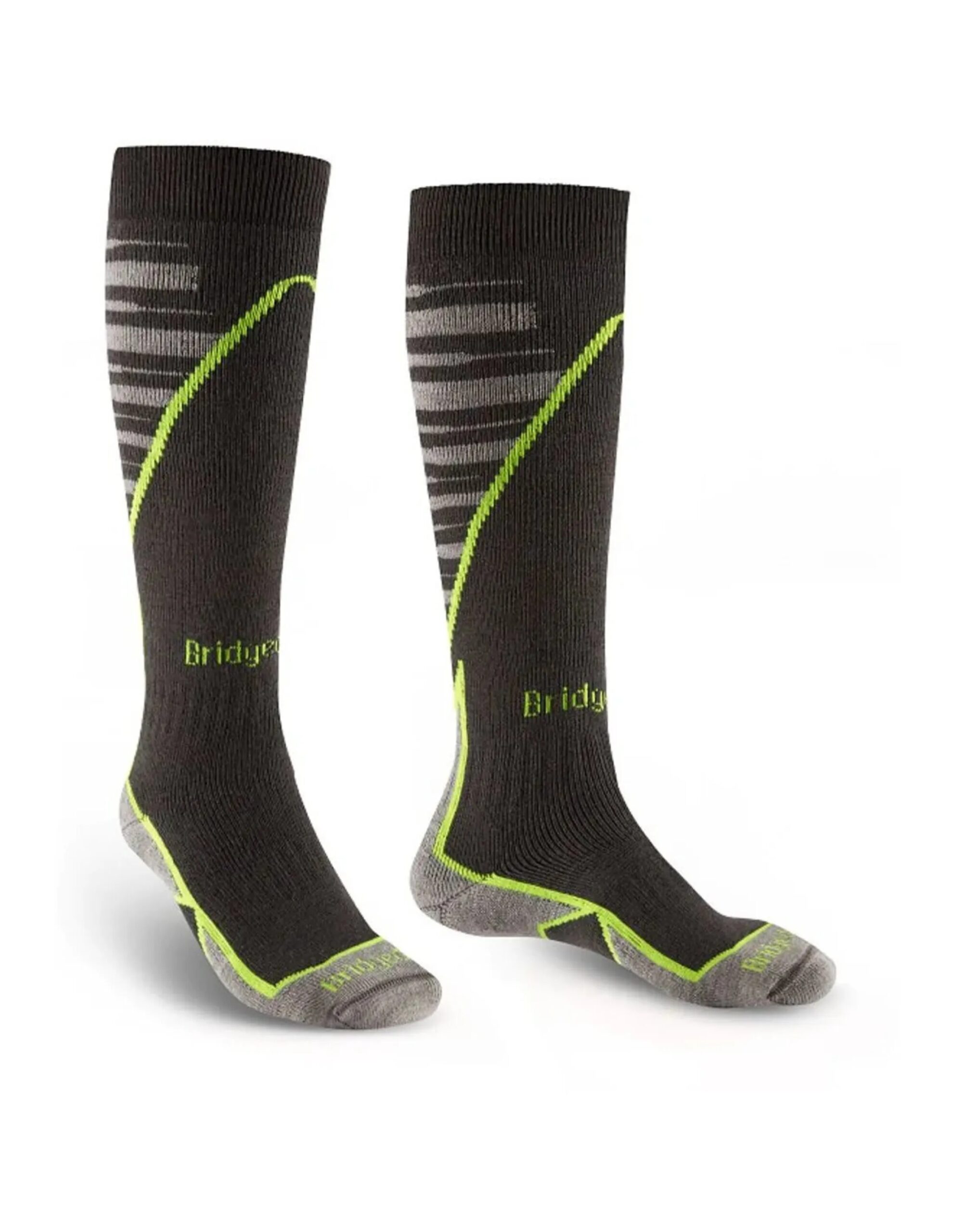 Bridgedal Midweight+ Merino Endurance Lange Skisokken Heren (Maat – M, Kleur – Gunmetal/Stone)
