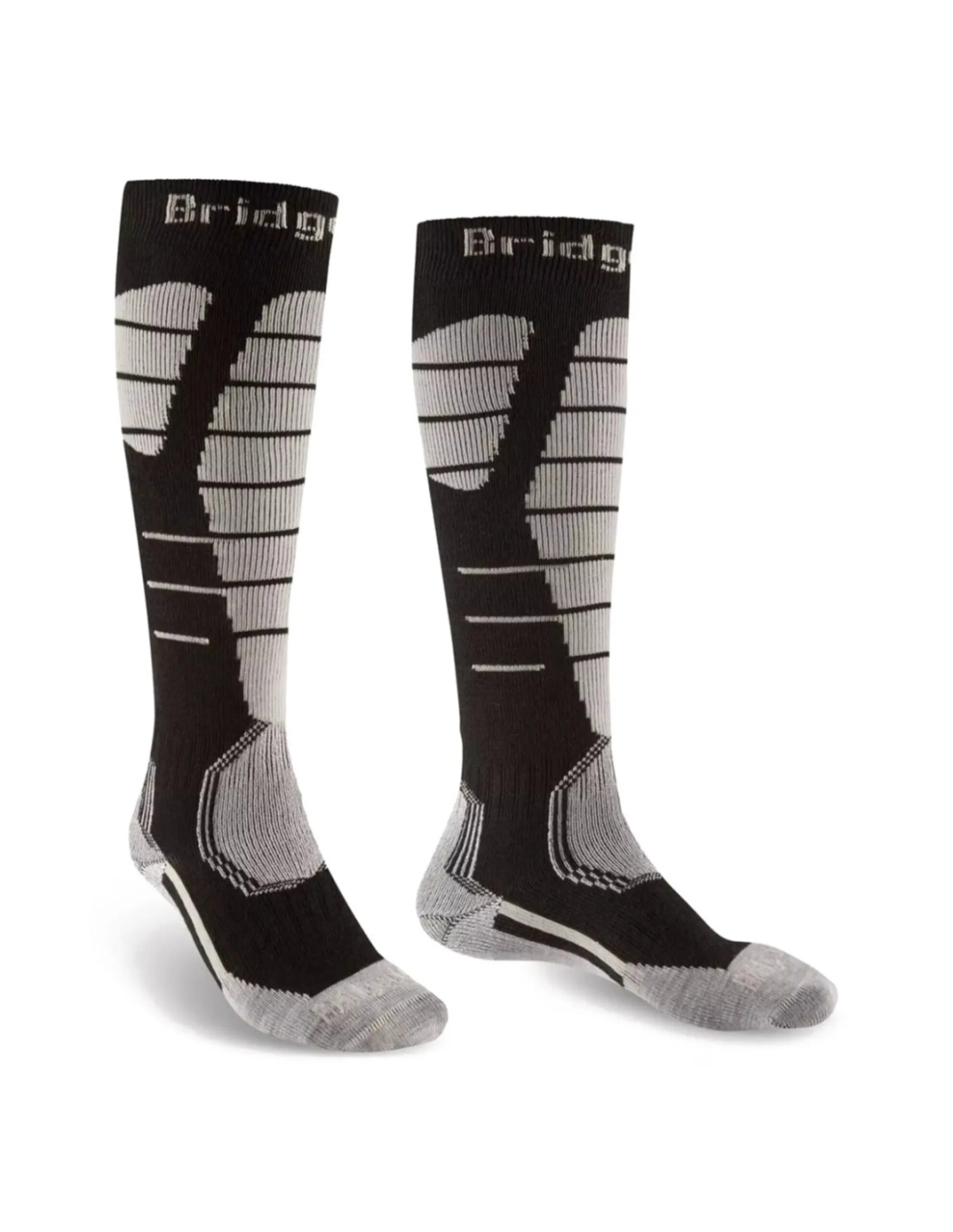 Bridgedale Easy On Endurance Lange SKisokken Heren (Maat – L, Kleur – Black/grey)