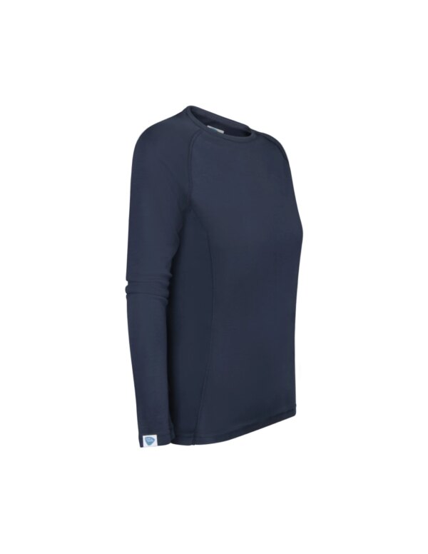 Carl Denig Women's 200 merino Long Sleeves (Maat - M, Kleur - Navy)