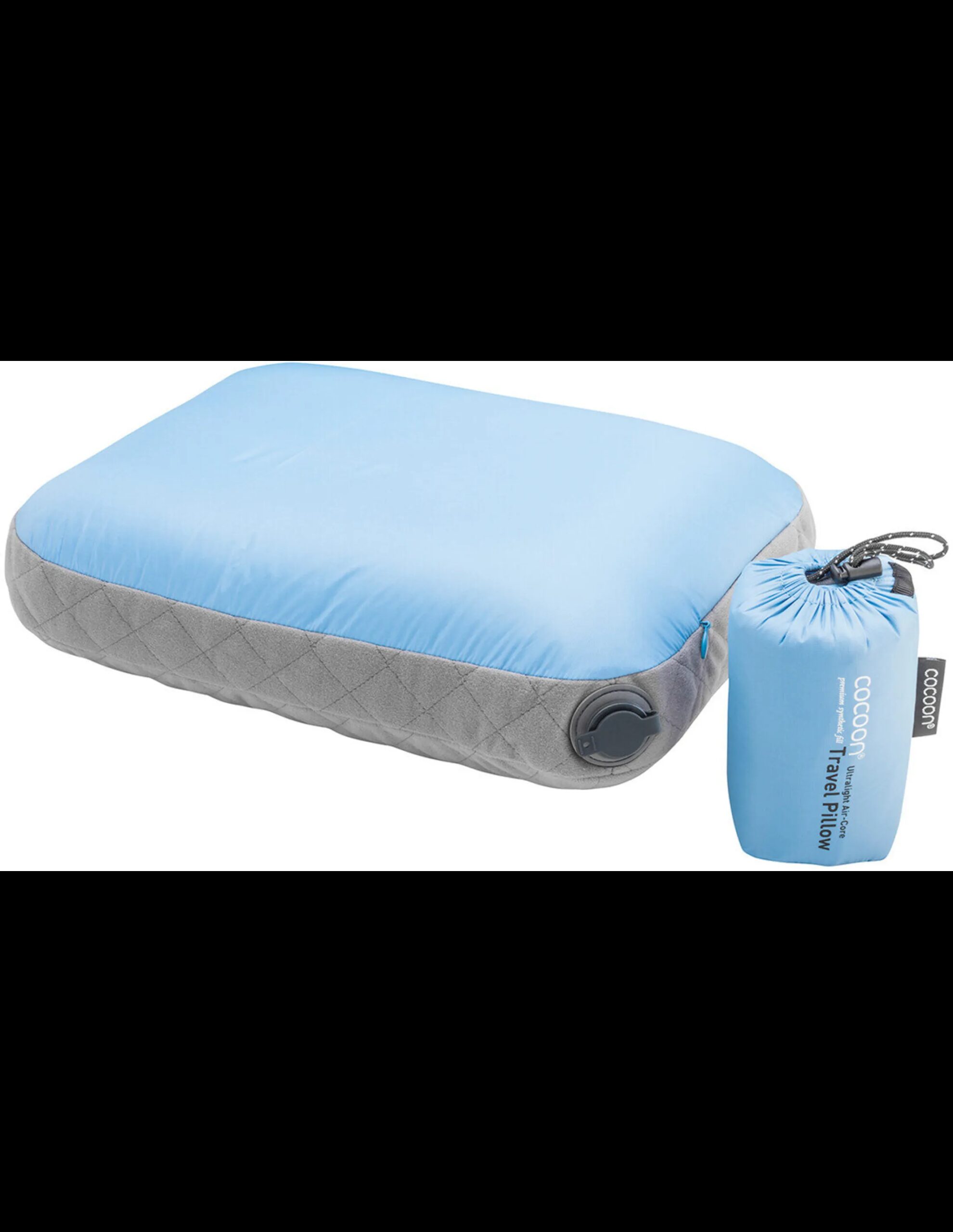 Cocoon Air Core Opblaasbaar Kussen Ultralight L (Maat – L, Kleur – Light blue)