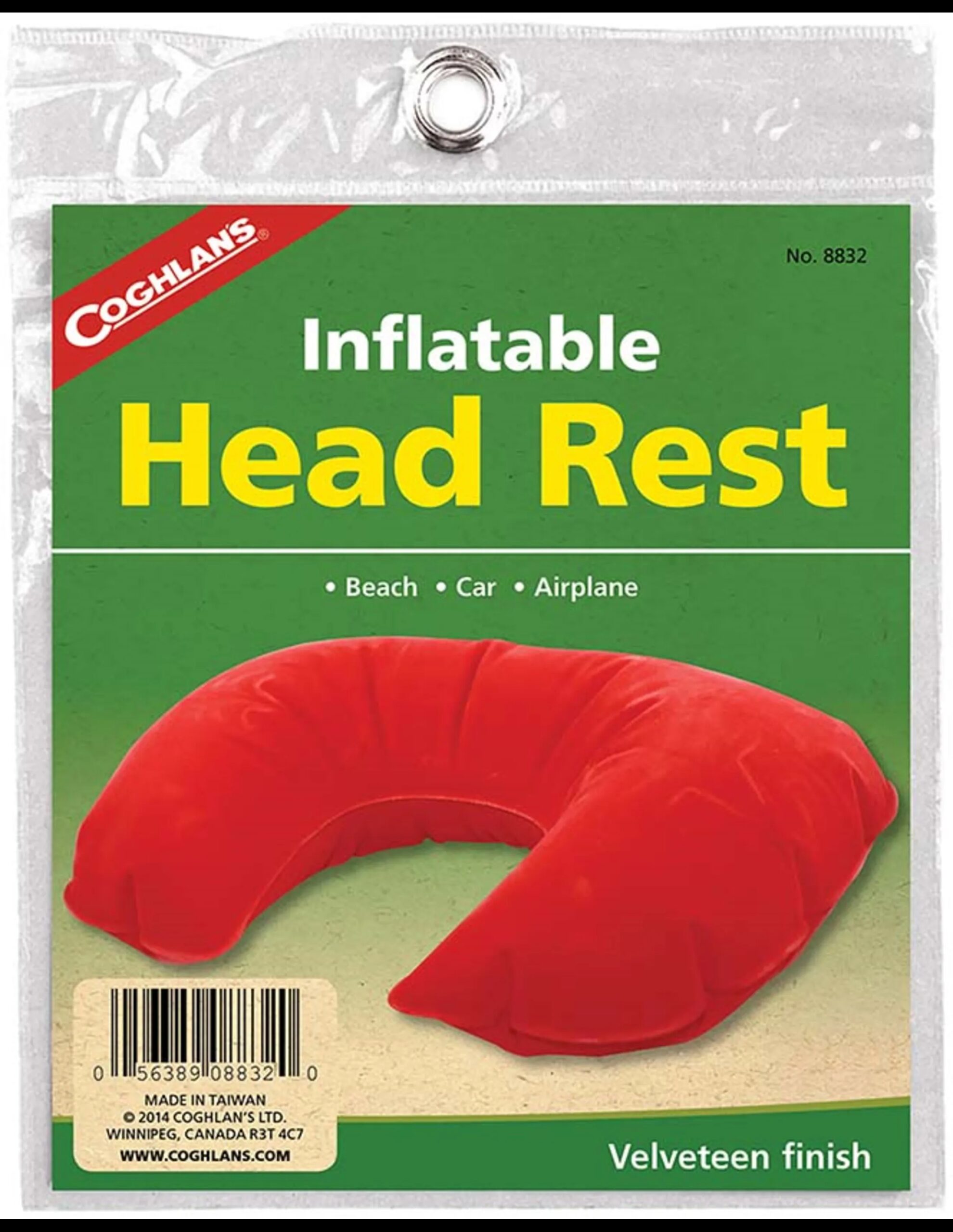 Coghlan’s Nekkussen Opblaasbaar – Fluweel (Maat – OS, Kleur – No color)