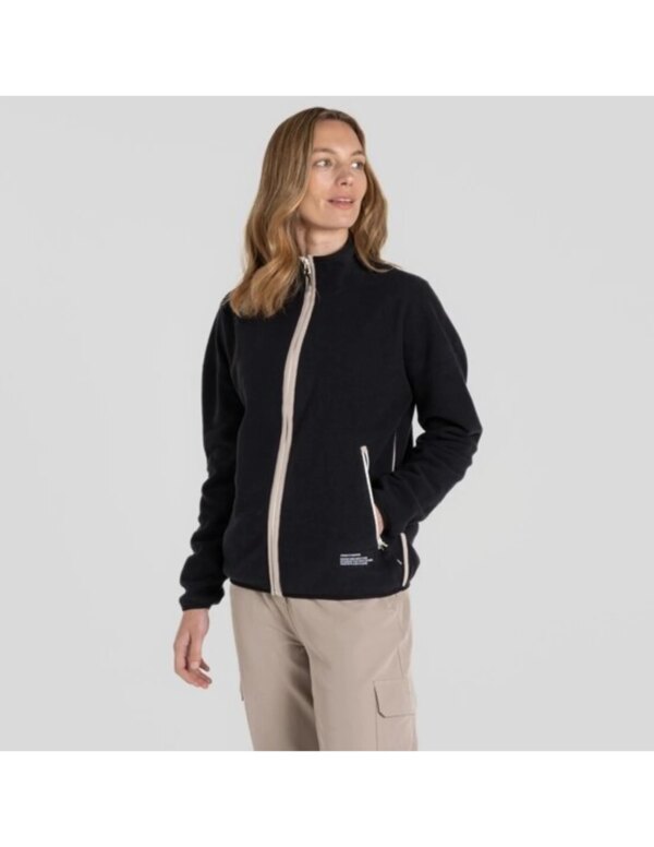 Craghoppers CO2 Renu Fleece Jacket W (Maat - 14, Kleur - Black)