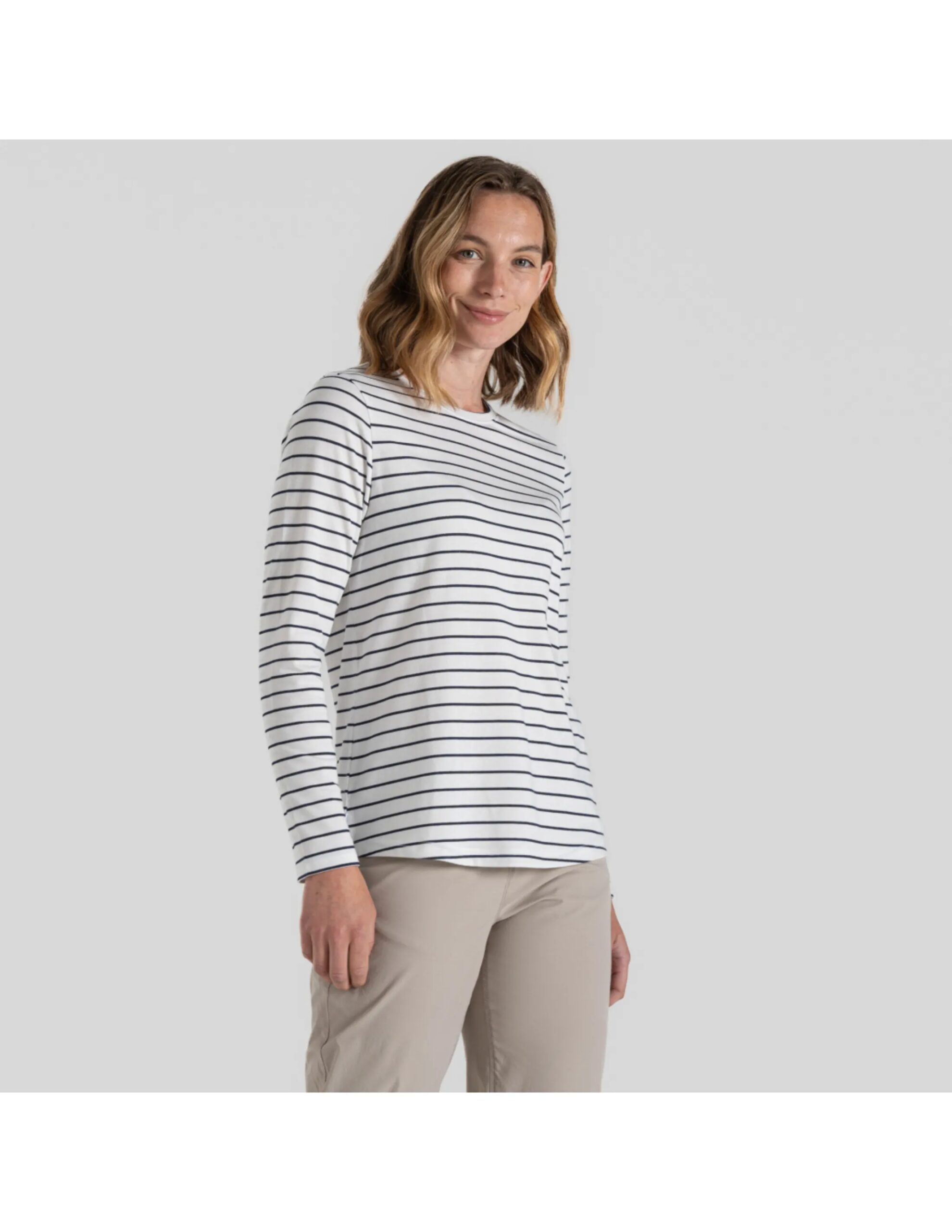 Craghoppers NosiLife Akona LS Top Dames (Maat – 10, Kleur – BlueNavy Str)