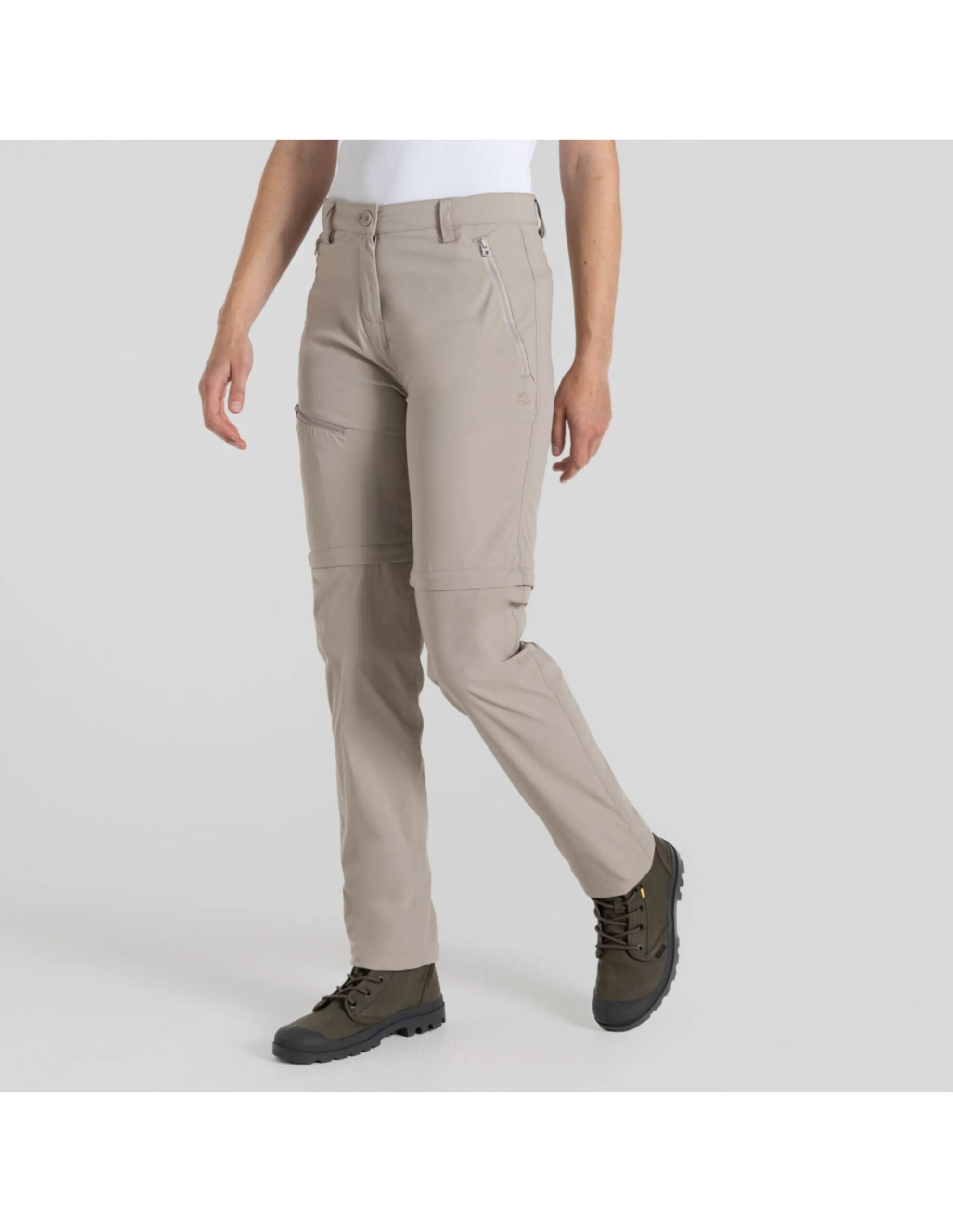 Craghoppers NosiLife Pro Convertible Trouser III Dames (Maat – 16, Kleur – Soft Mushroom)