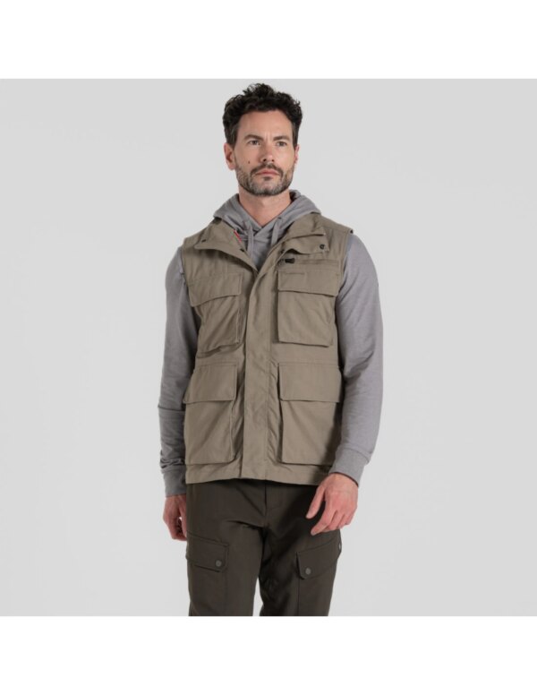 Craghoppers Nosilife Adventureenture Gilet Men (Maat - M, Kleur - Pebble)