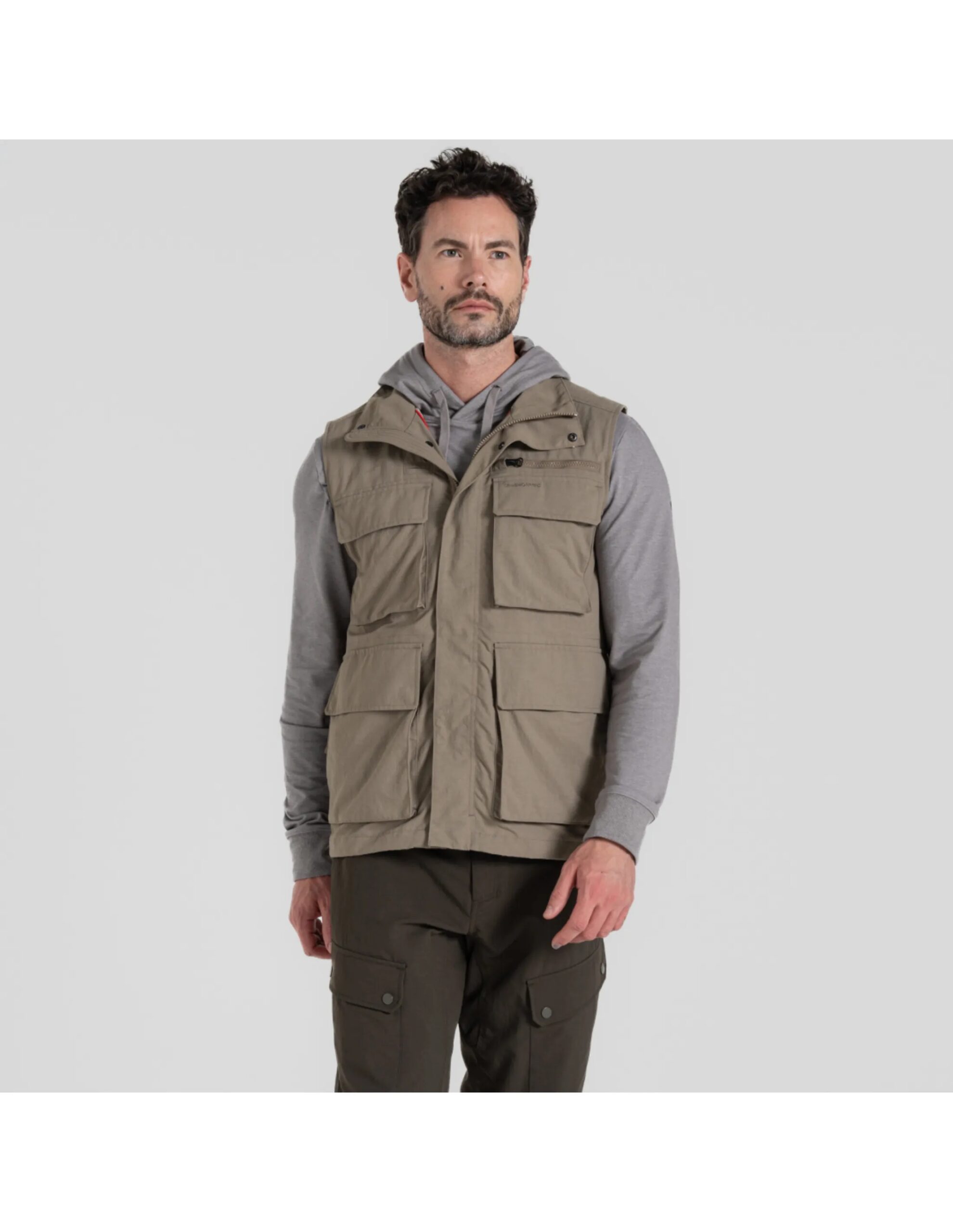 Craghoppers Nosilife Adventureenture Gilet Men (Maat – L, Kleur – Pebble)