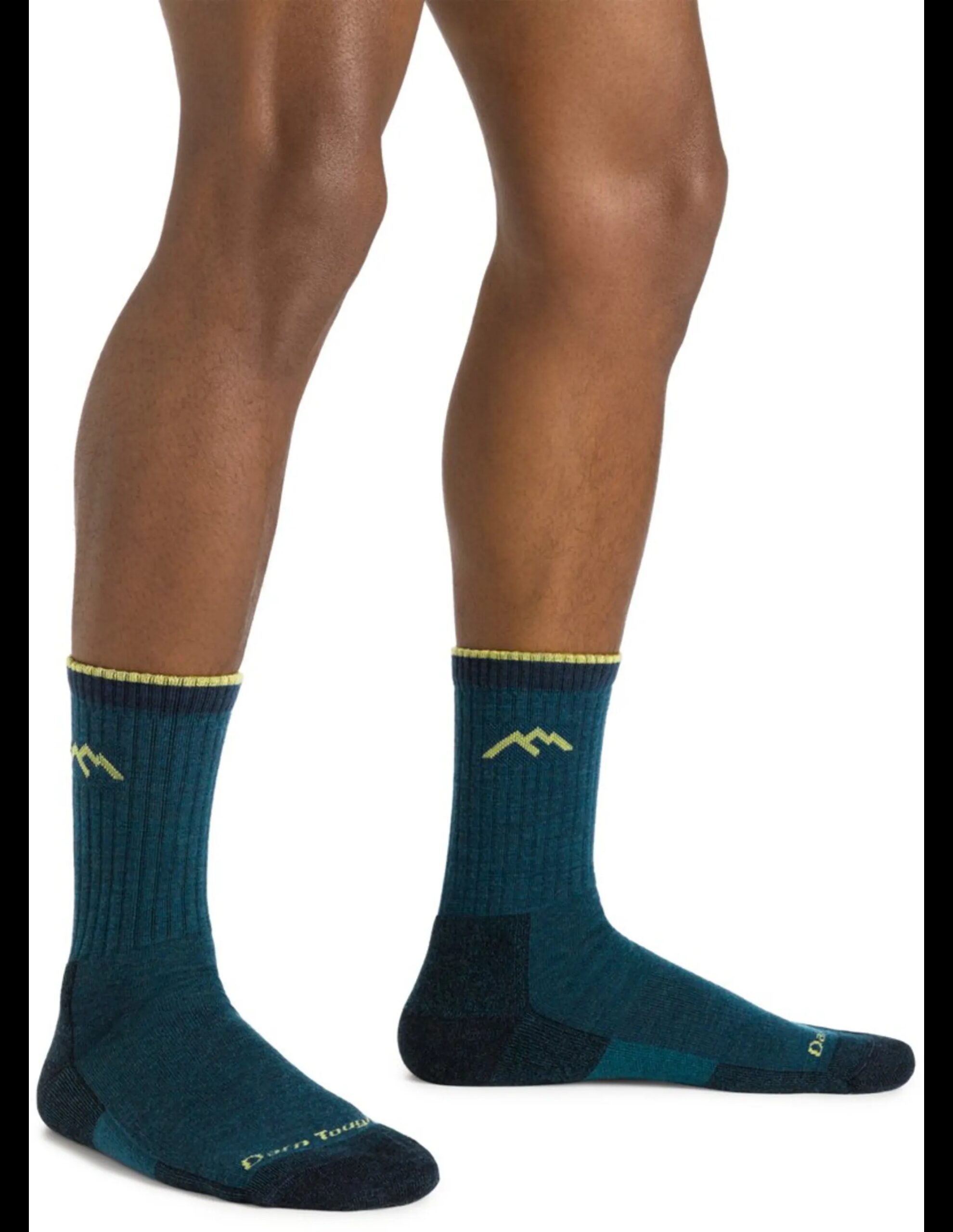 Darn Tough Hiker Micro Crew Midweight Wandelsokken Heren (Maat – L, Kleur – Dark Teal)