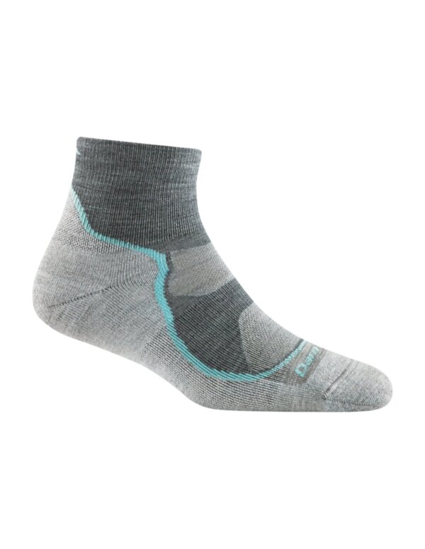 Darn Tough Light Hiker 1/4 Lightweight Women´s (Maat - L, Kleur - Slate)