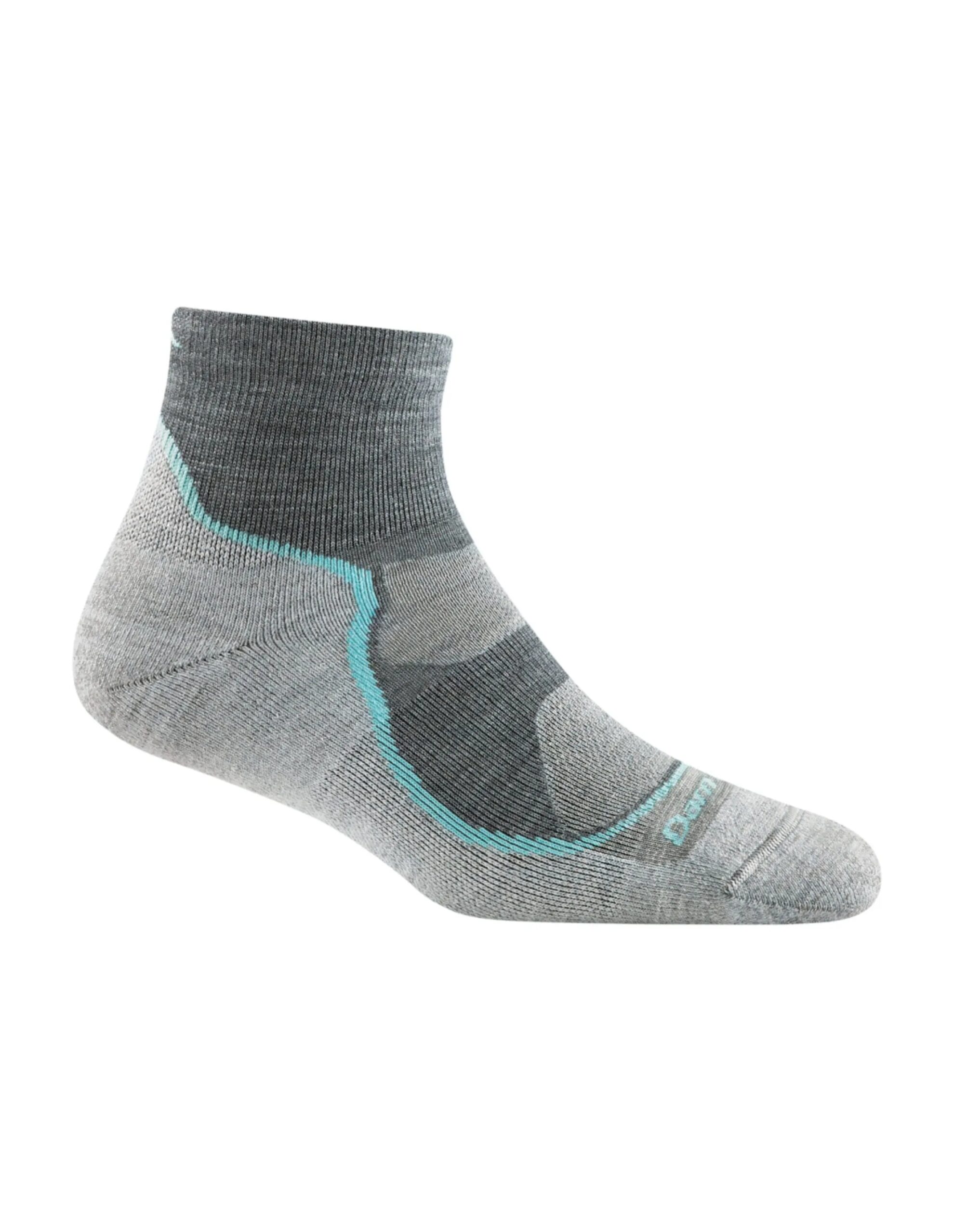 Darn Tough Light Hiker 1/4 Lightweight Women´s (Maat – L, Kleur – Slate)