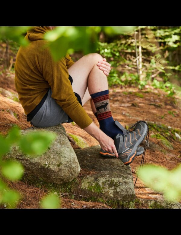 Darn Tough VanGrizzle Boot Midweight Hiking Socks Heren (Maat - L, Kleur - Eclipse)